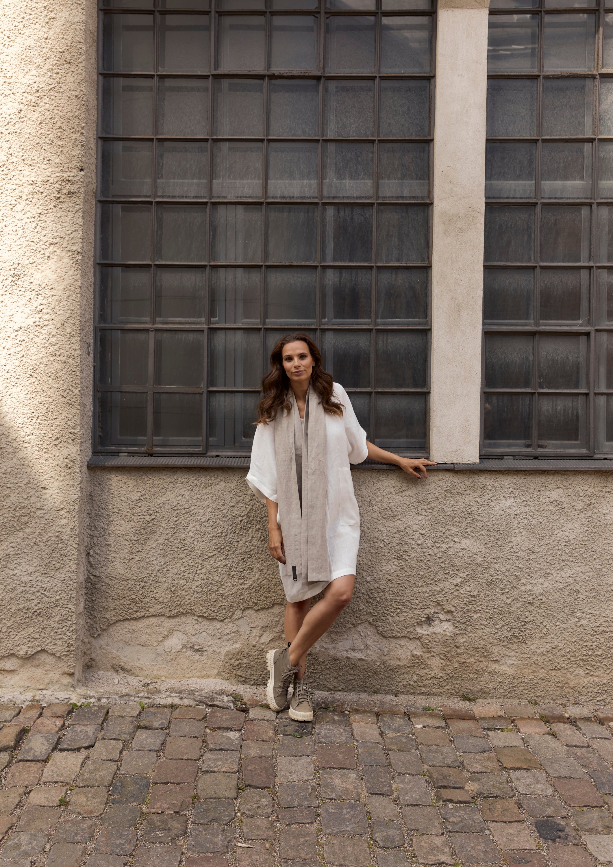 HENRIETTE STEFFENSEN COPENHAGEN SCARF - 84002 SCARFS NATURE 446