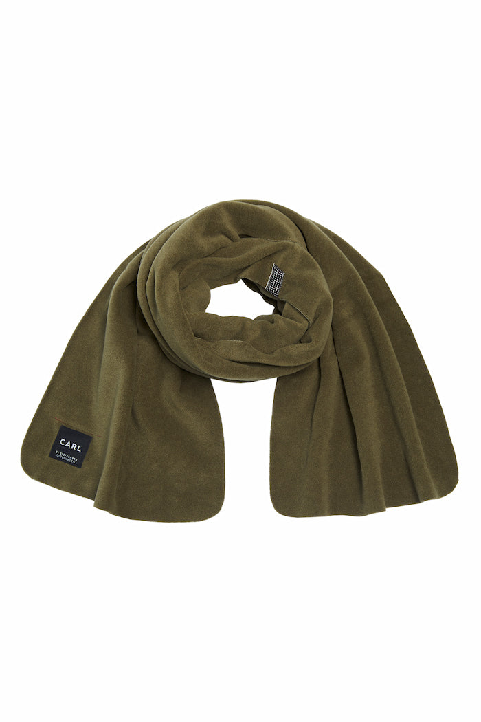 CARL BY STEFFENSEN COPENHAGEN SCARF IN SOFT FLEECE - 1004C SCARFS MOSS 611