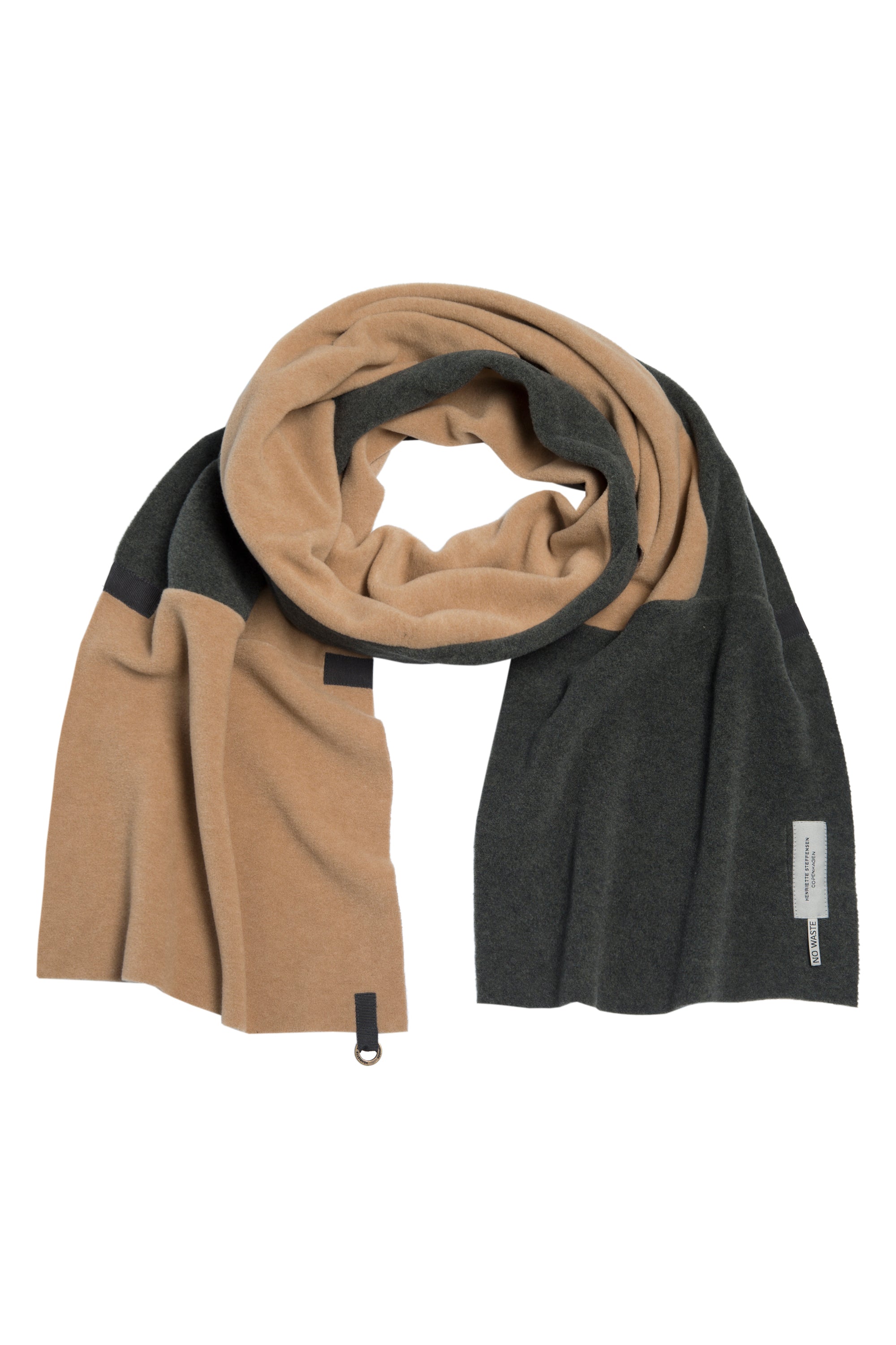 HENRIETTE STEFFENSEN COPENHAGEN SCARF NW - 4089 SCARFS FORREST/CAMEL 826