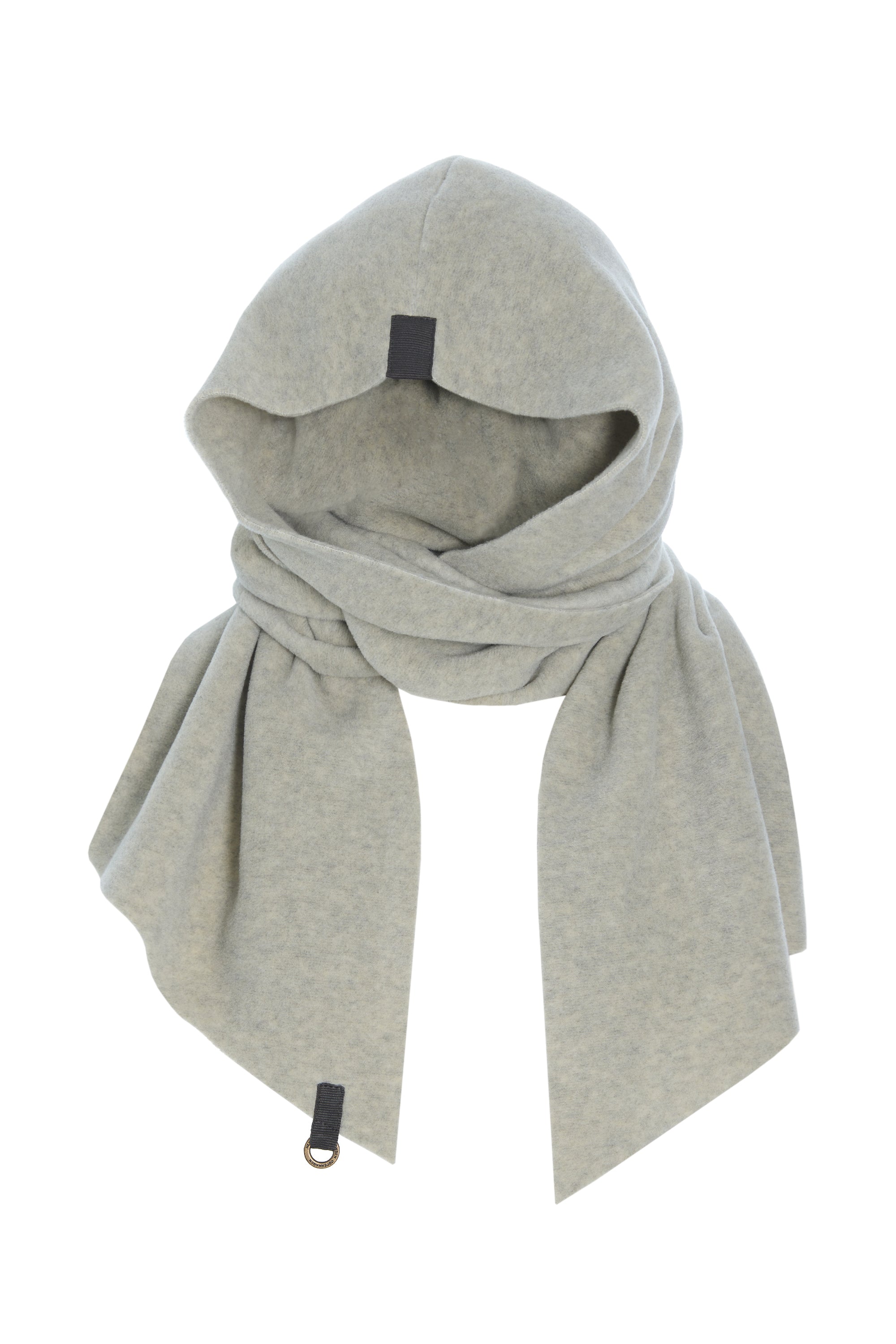HENRIETTE STEFFENSEN COPENHAGEN SCARF WITH HOOD - 4127 SCARFS SAND 805