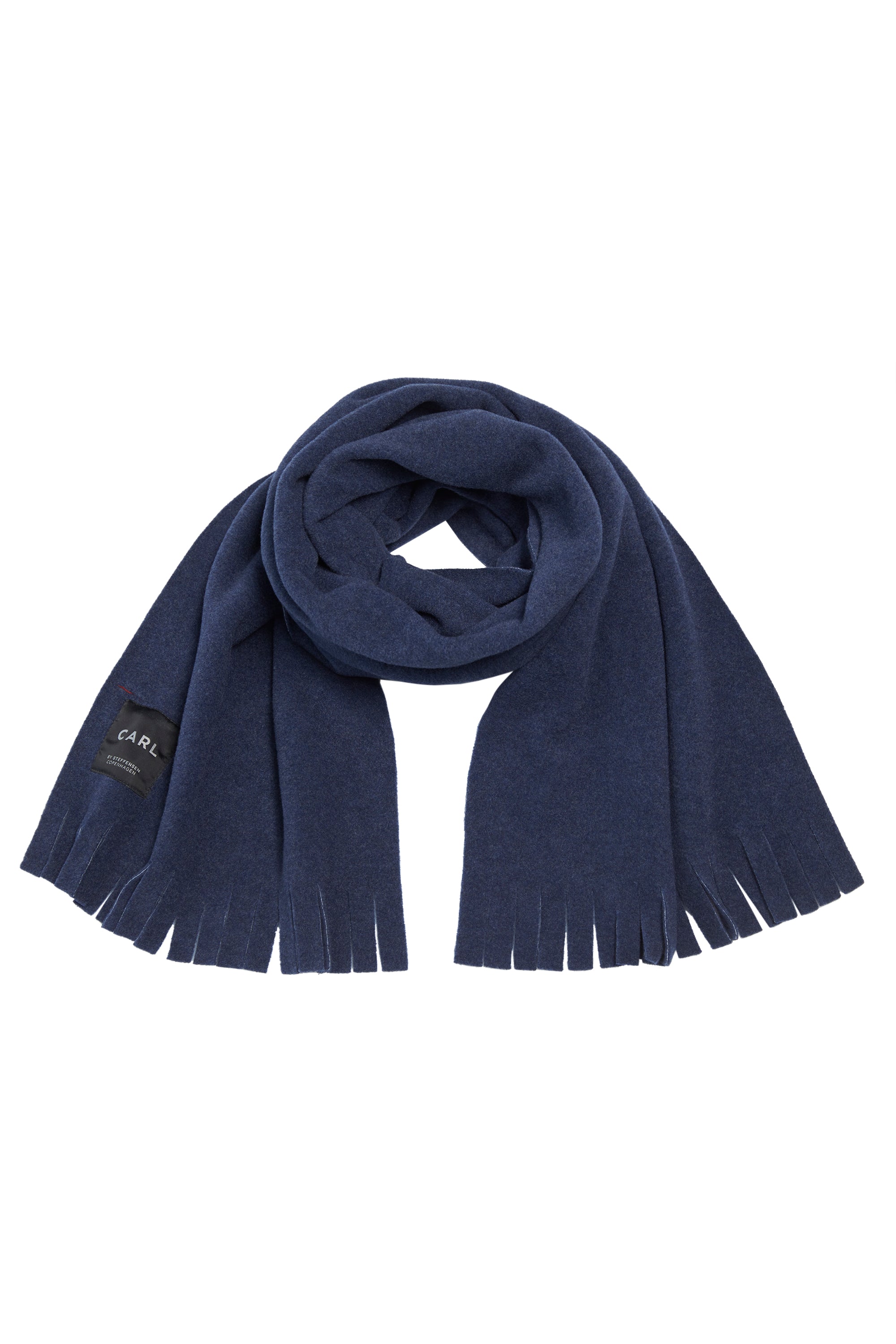 CARL BY STEFFENSEN COPENHAGEN SCARF W/ FRINGES - 1006C SCARFS DENIM 767