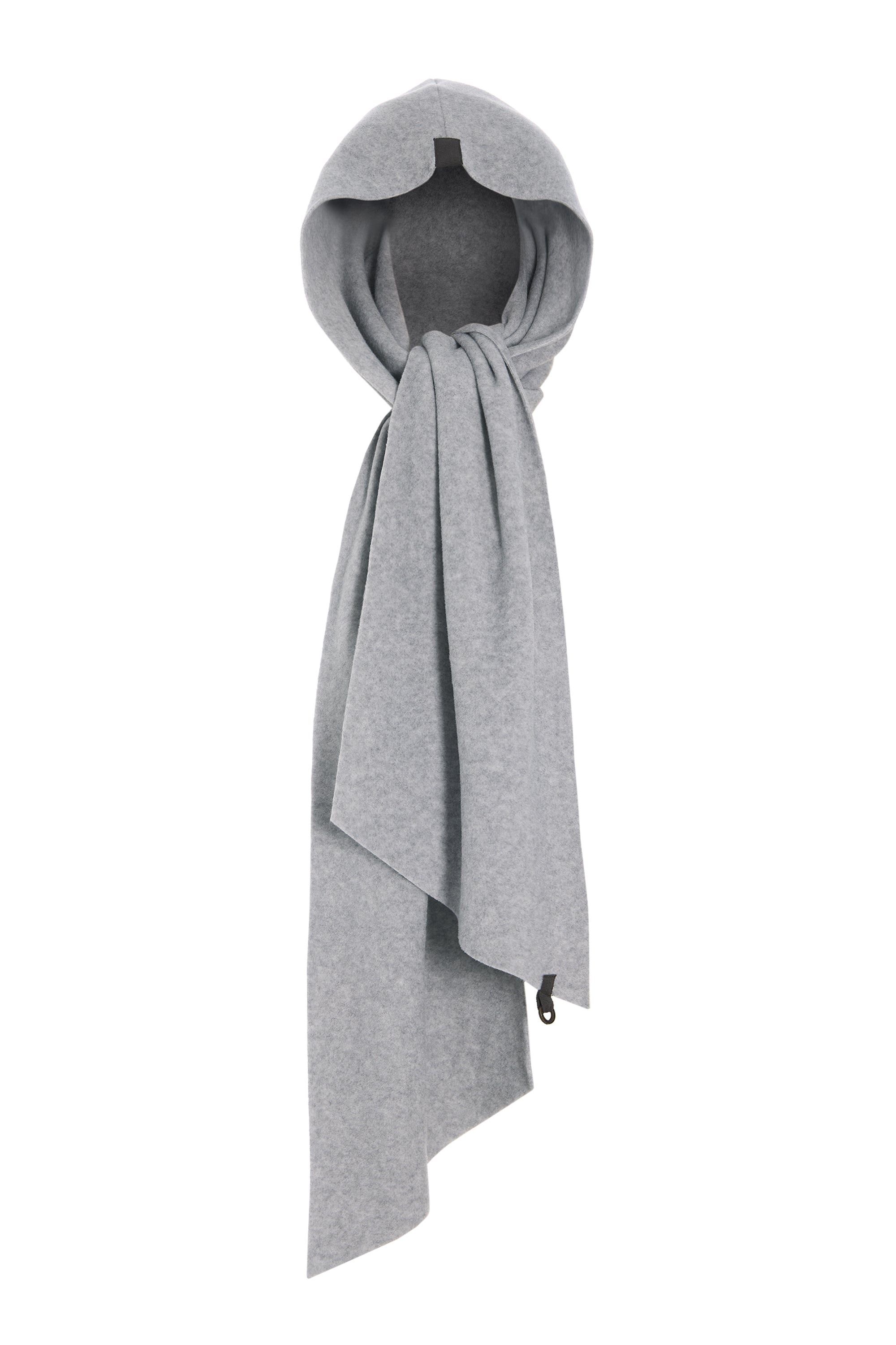 HENRIETTE STEFFENSEN COPENHAGEN SCARF W/ HOOD - 4127 SCARFS LIGTH GREY 876
