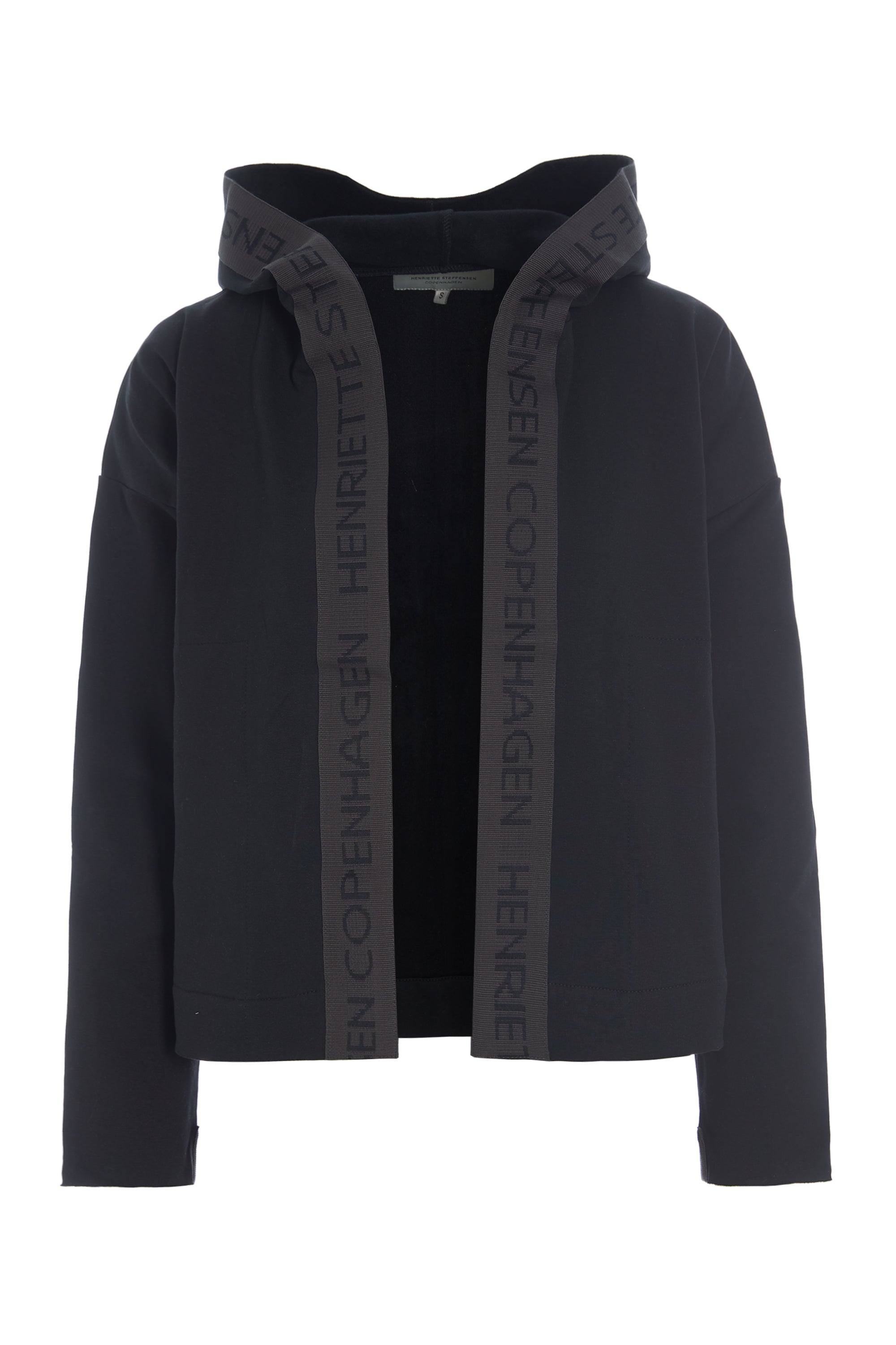 HENRIETTE STEFFENSEN COPENHAGEN SHORT CARDIGAN - 77001 CARDIGANS BLACK 900