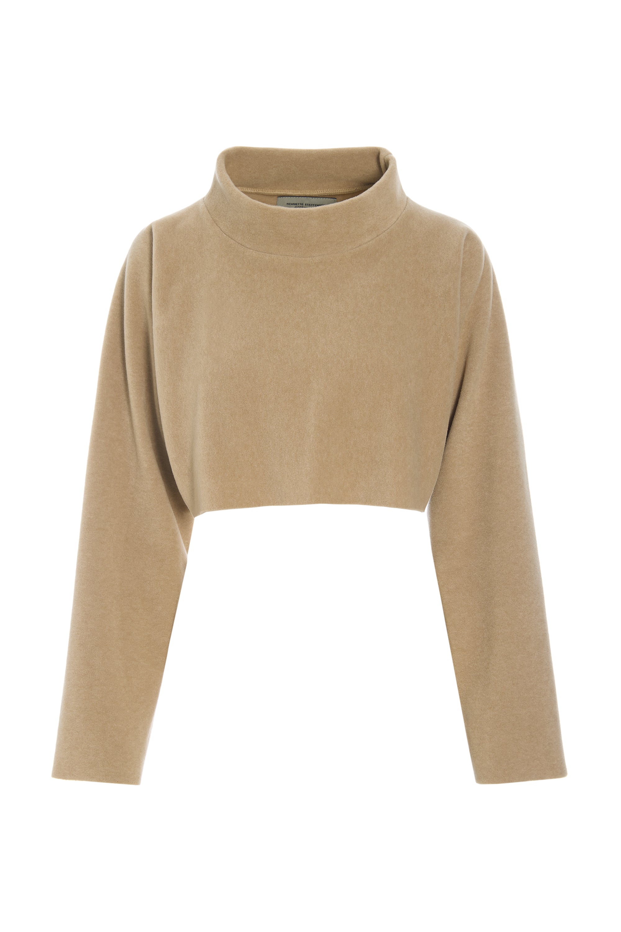 HENRIETTE STEFFENSEN COPENHAGEN SHORT PULLOVER - 1372 BLUSER CAMEL 815