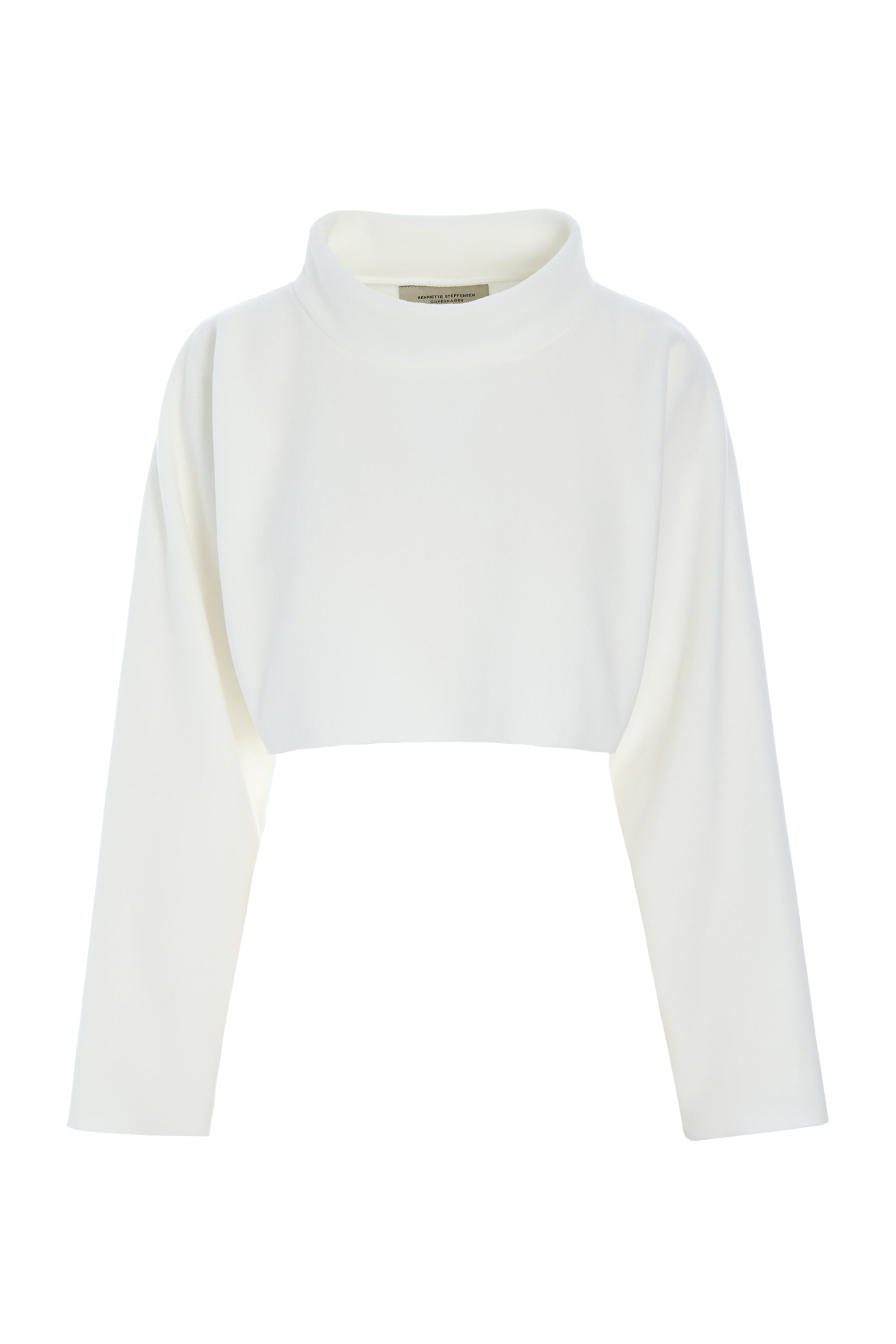 HENRIETTE STEFFENSEN COPENHAGEN SHORT PULLOVER - 1372 BLUSER OFF WHITE 802
