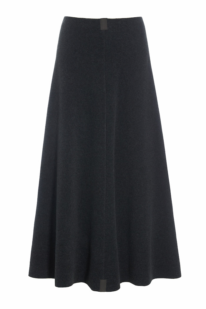 HENRIETTE STEFFENSEN COPENHAGEN SKIRT - 3256 NEDERDELE SOFT BLACK 914