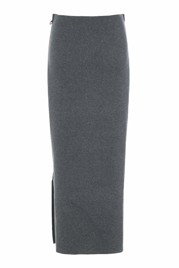 HENRIETTE STEFFENSEN COPENHAGEN SKIRT LONG - 3227 NEDERDELE GREY 905