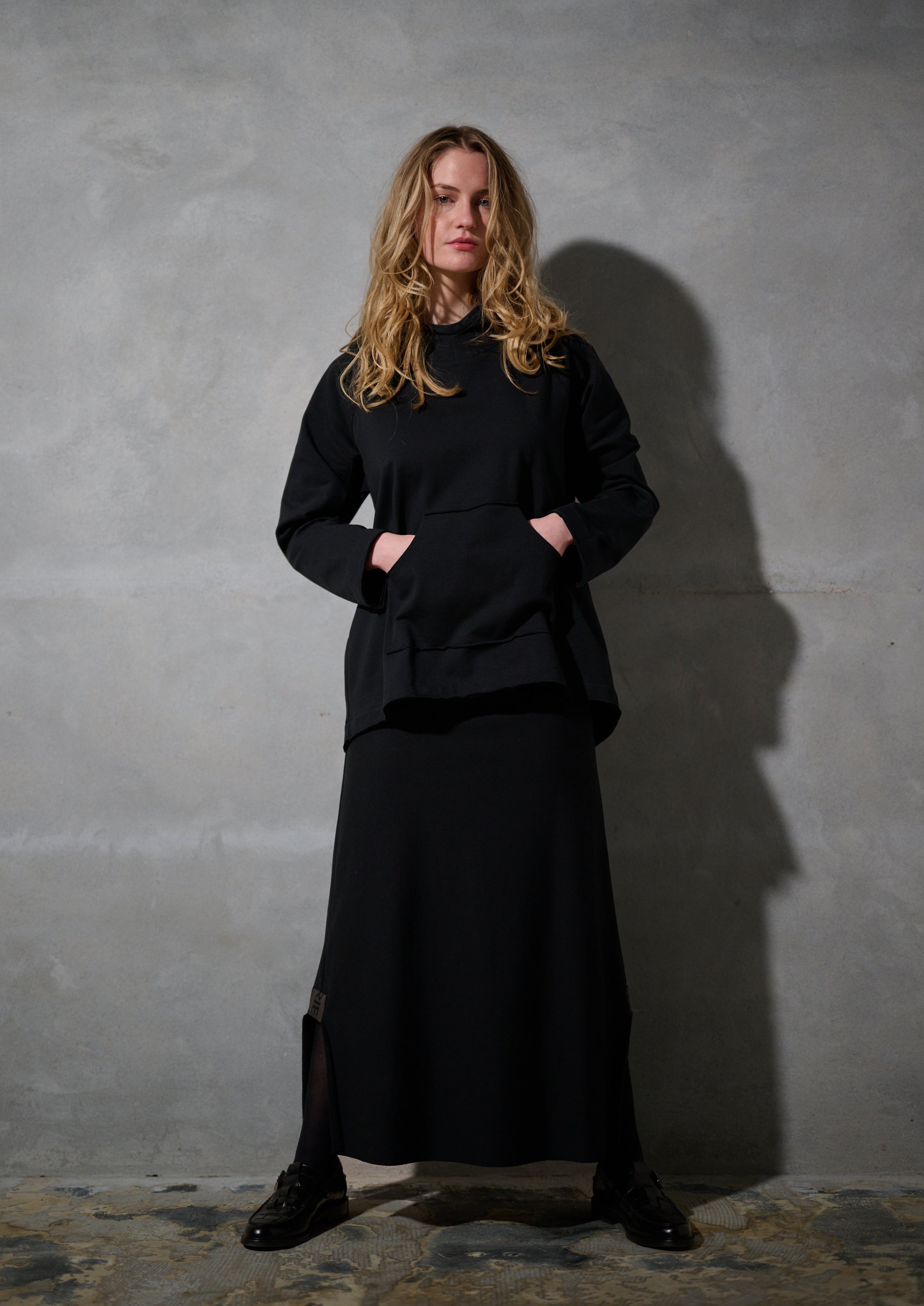 HENRIETTE STEFFENSEN COPENHAGEN SKIRT LONG - 73012 NEDERDELE BLACK 900