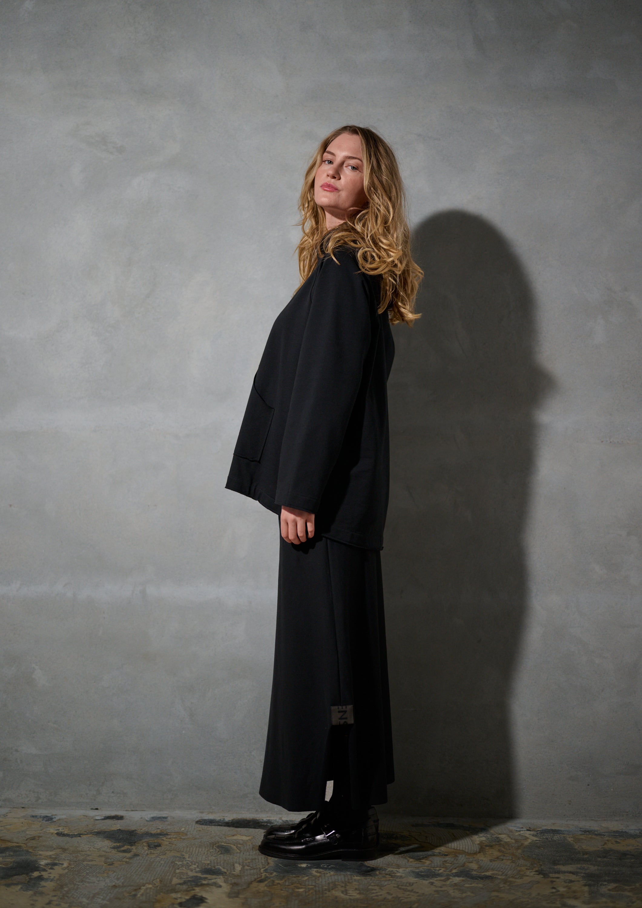HENRIETTE STEFFENSEN COPENHAGEN SKIRT LONG - 73012 NEDERDELE BLACK 900