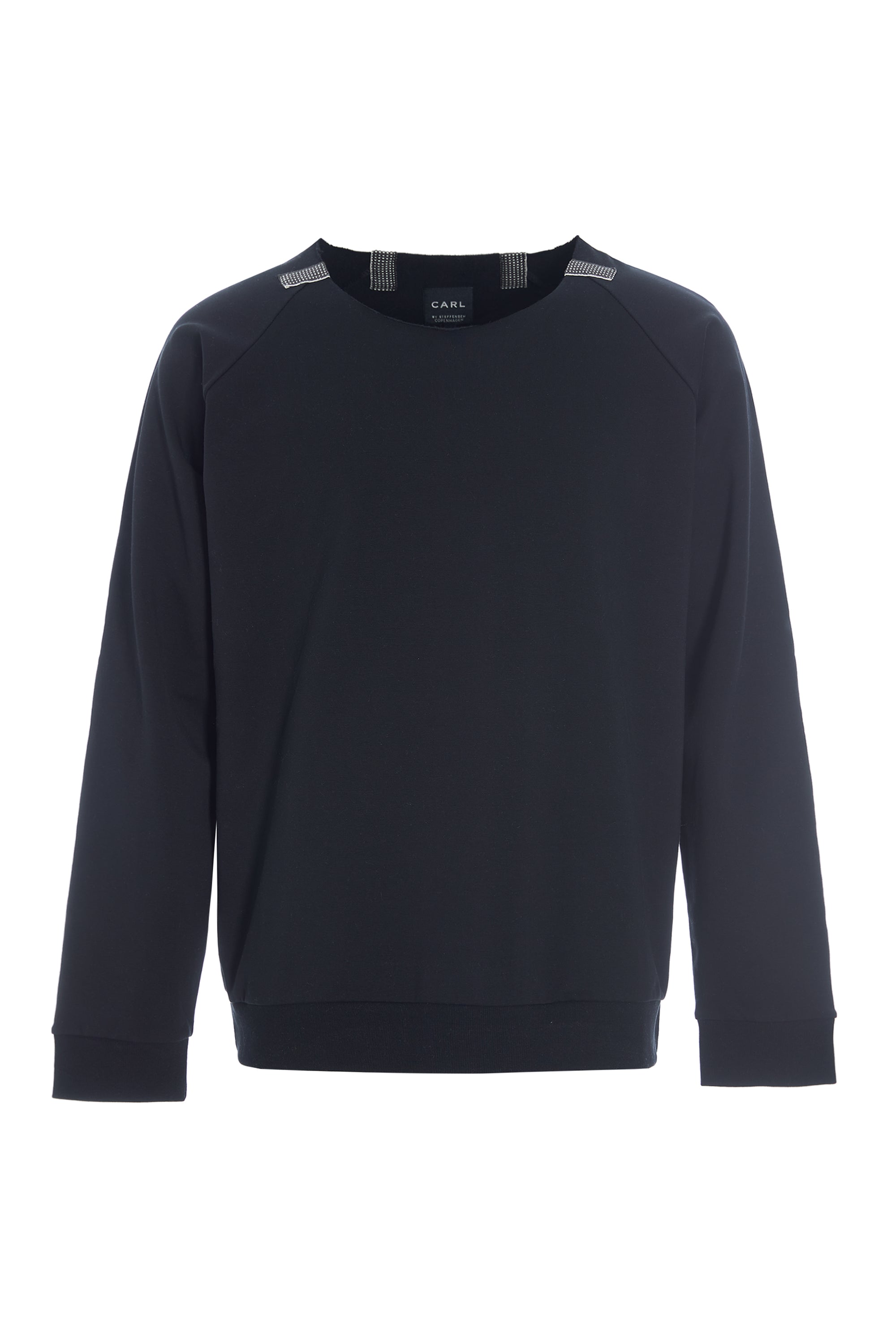 CARL BY STEFFENSEN COPENHAGEN SWEATSHIRT - 1035C BLOUSES & SWEATERS BLACK 900
