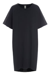 SWEAT DRESS - 73002 - BLACK