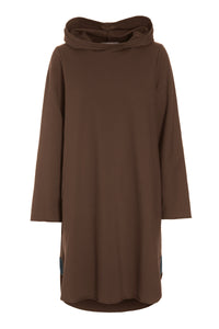 SWEAT DRESS - 73011 - CHOKOLATE