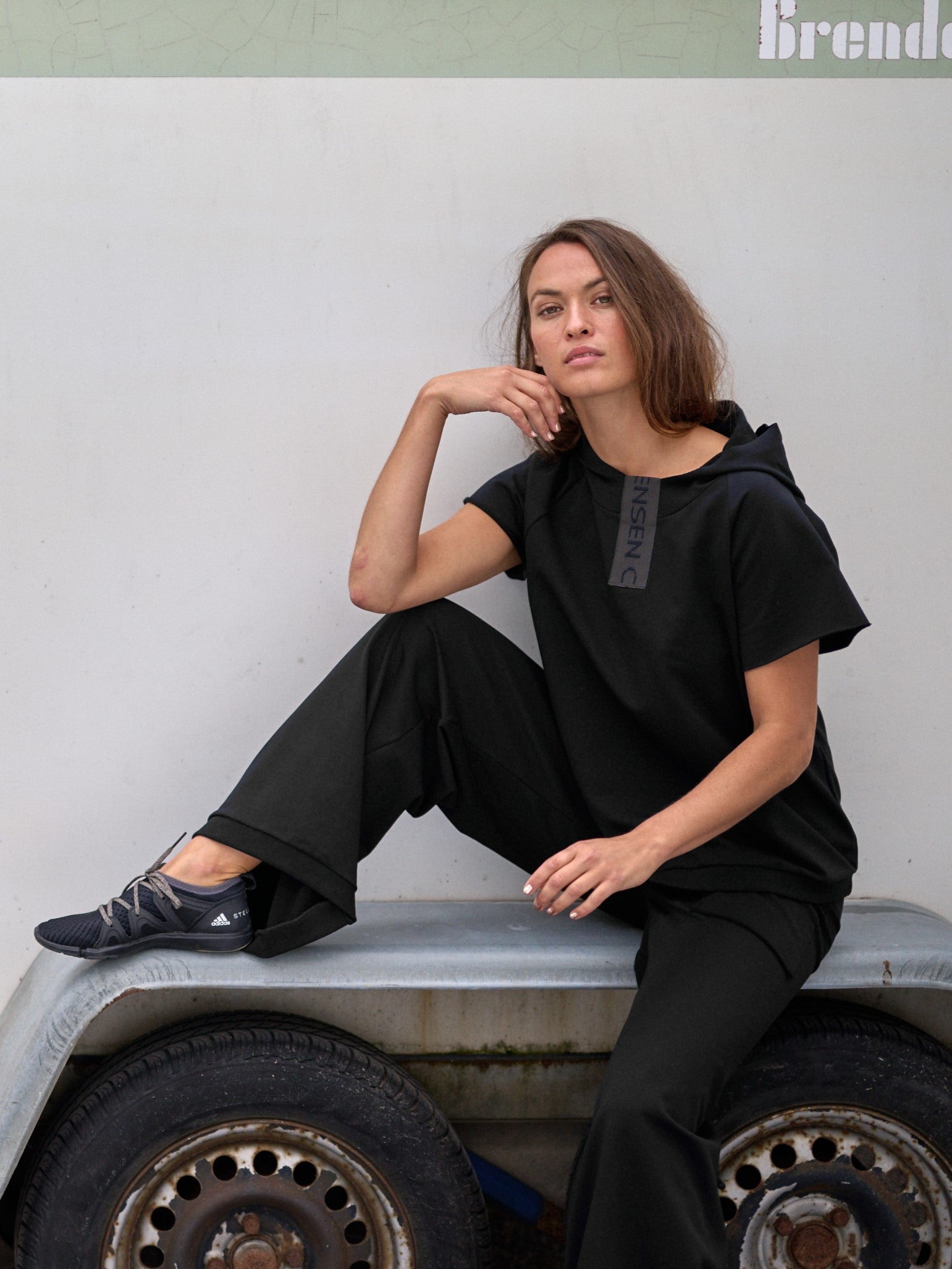 HENRIETTE STEFFENSEN COPENHAGEN SWEAT HOODIE - 71607 HOODIES BLACK 900