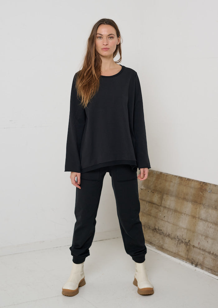 HENRIETTE STEFFENSEN COPENHAGEN SWEAT TROUSERS - 72011 BUKSER BLACK 900