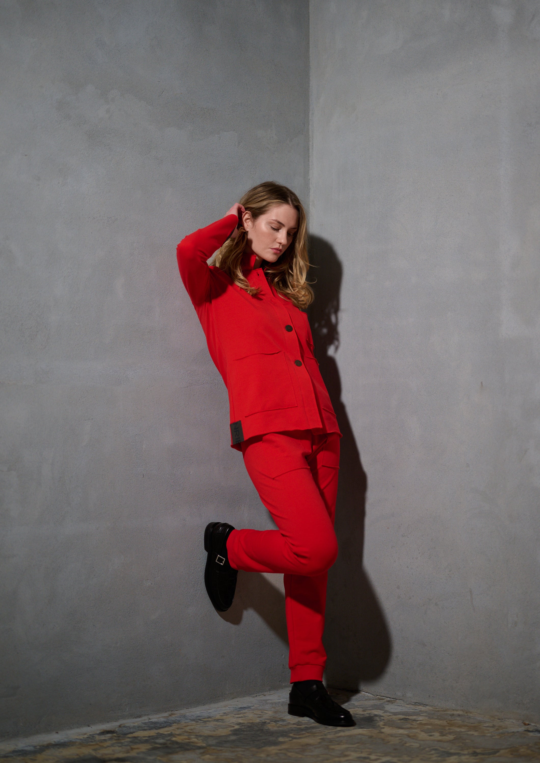 HENRIETTE STEFFENSEN COPENHAGEN SWEAT TROUSERS - 72011 BUKSER TOMATO 845