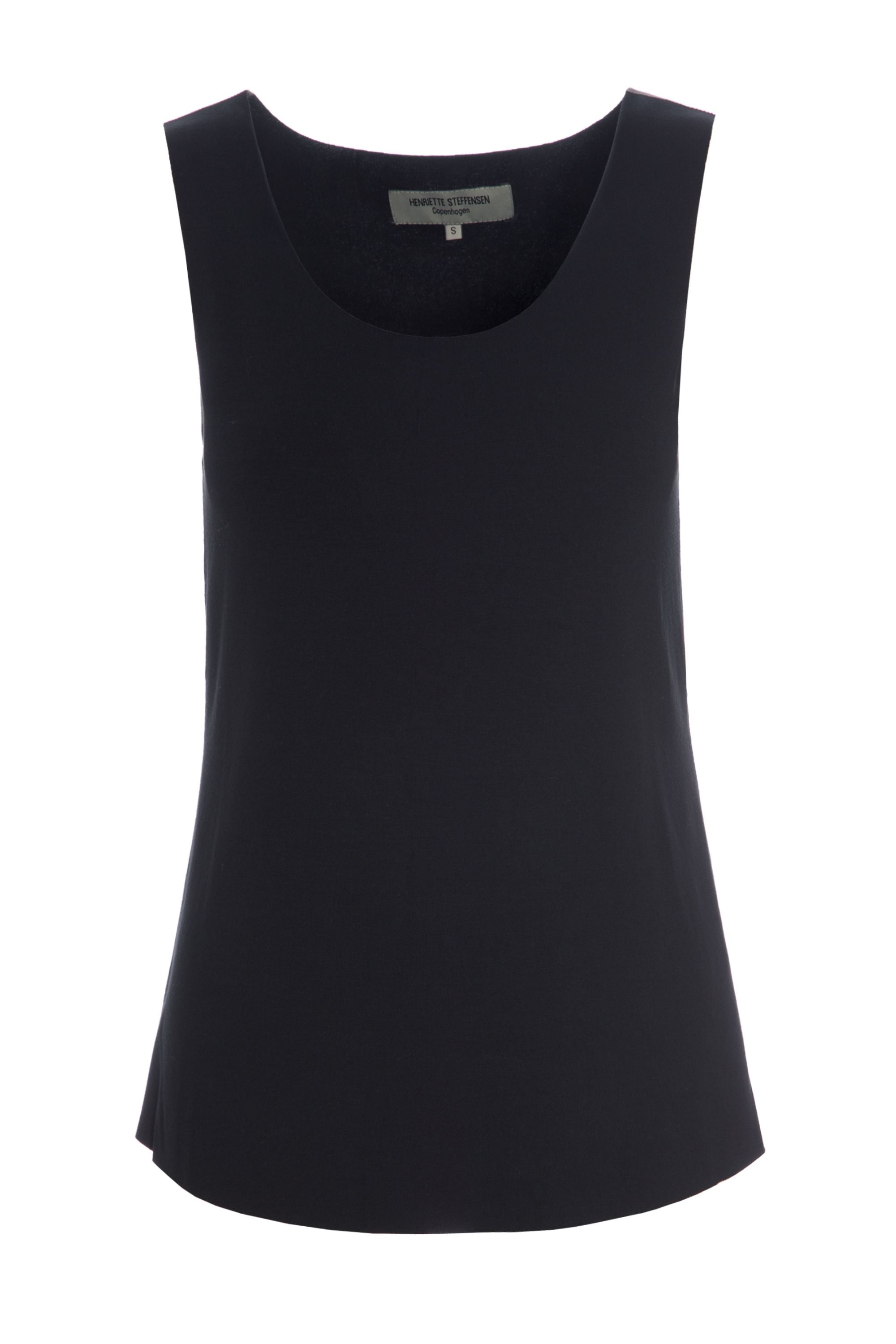 HENRIETTE STEFFENSEN COPENHAGEN TOP - 96041 BLUSER jersey YOGA BLACK 900