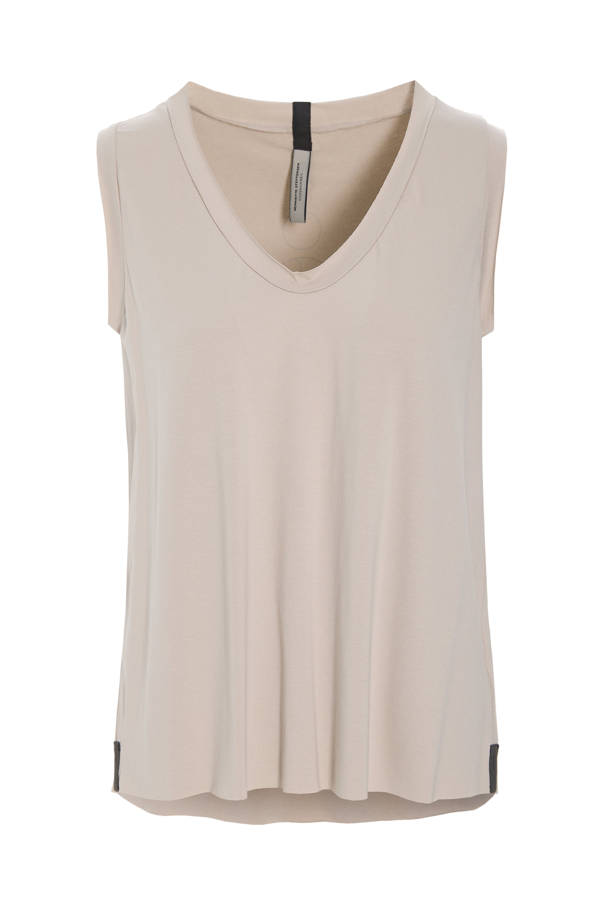 HENRIETTE STEFFENSEN COPENHAGEN TOP V- NECK - 96102 EARTH T-SHIRTS KIT 831