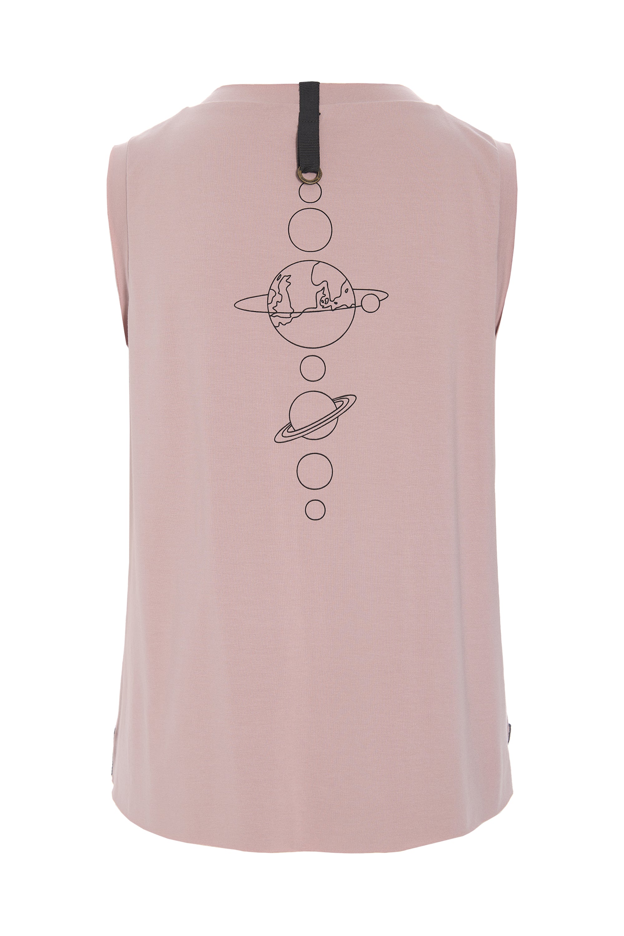 HENRIETTE STEFFENSEN COPENHAGEN TOP V- NECK - 96102 EARTH T-SHIRTS NUDE 401