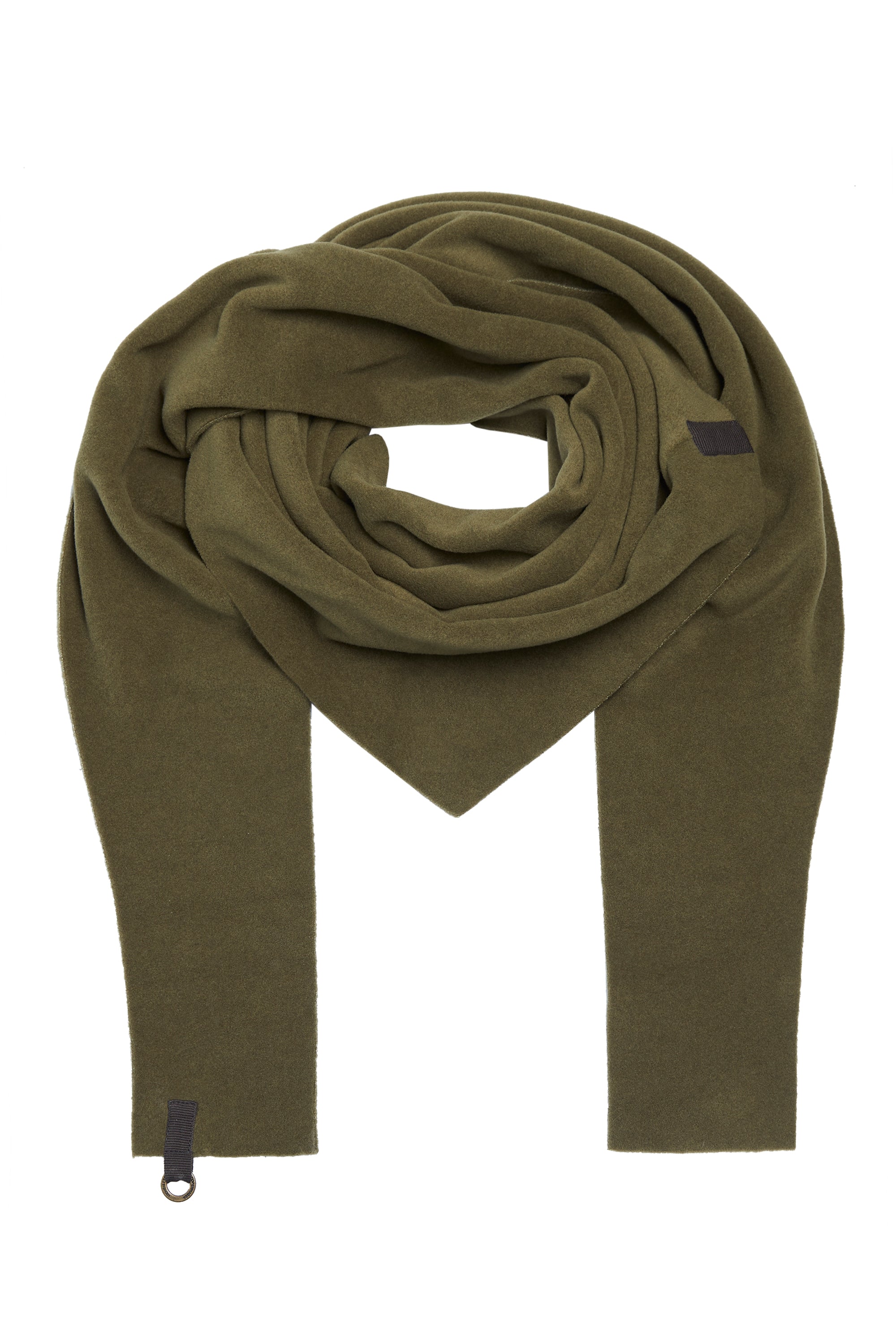 HENRIETTE STEFFENSEN COPENHAGEN TRIANGLE SCARF - 4051 SCARFS MOSS 611