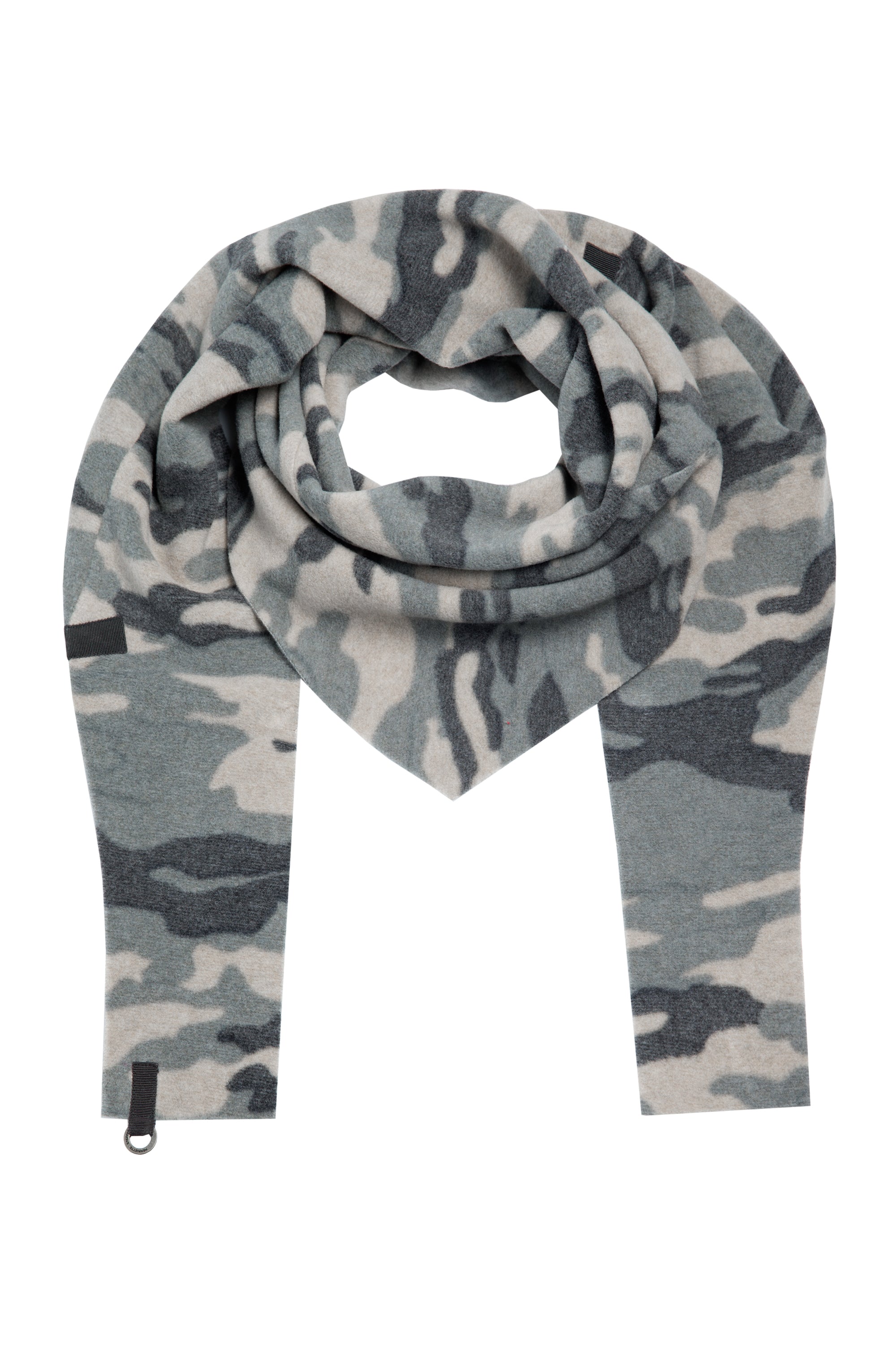 HENRIETTE STEFFENSEN COPENHAGEN TRIANGLE SCARF NO WASTE - 4078P SCARFS CAMOUFLAGE 102