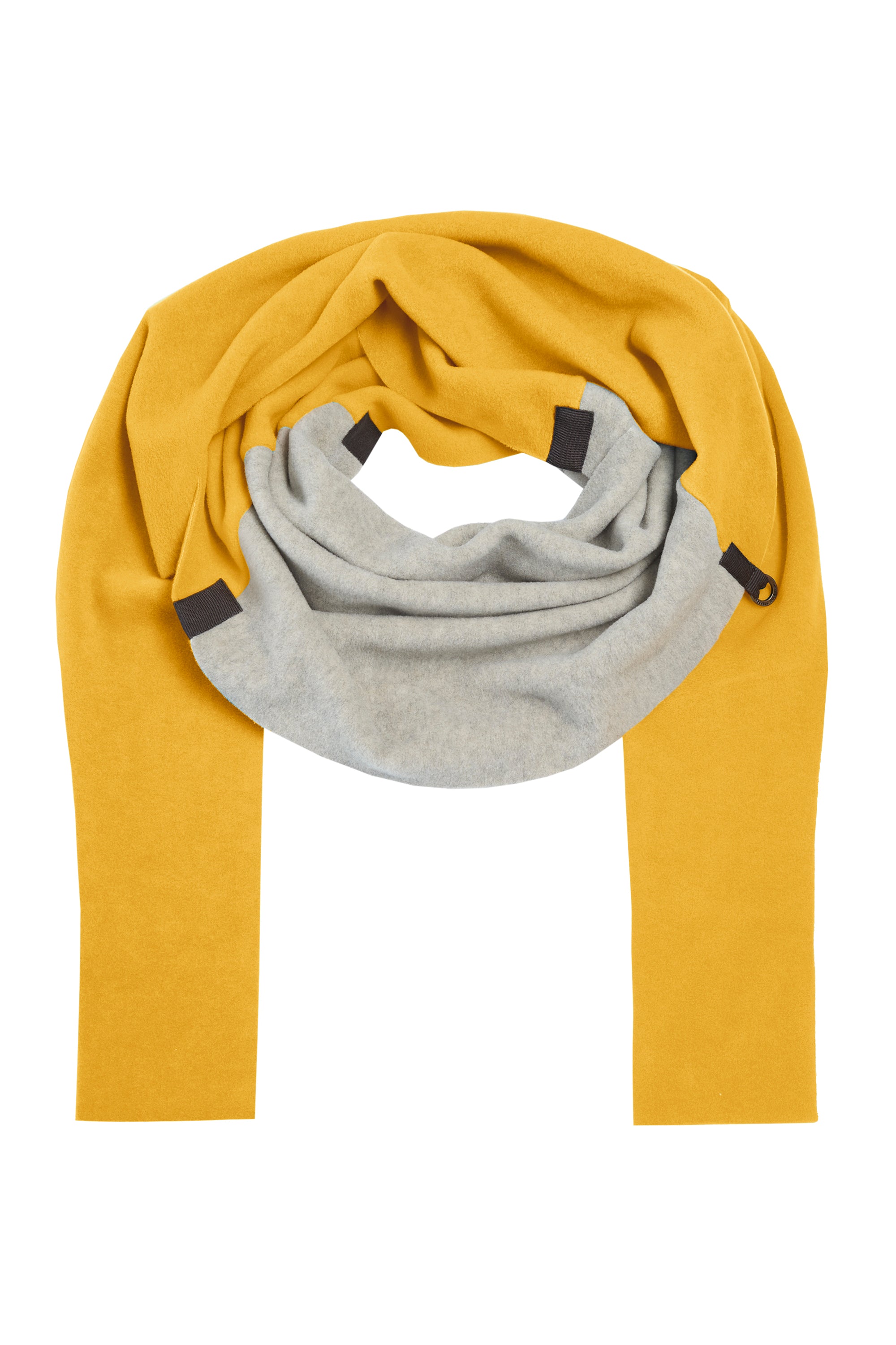 HENRIETTE STEFFENSEN COPENHAGEN TRIANGLE SCARF NO WASTE - 4099 SCARFS SAFRAN/SAND 687