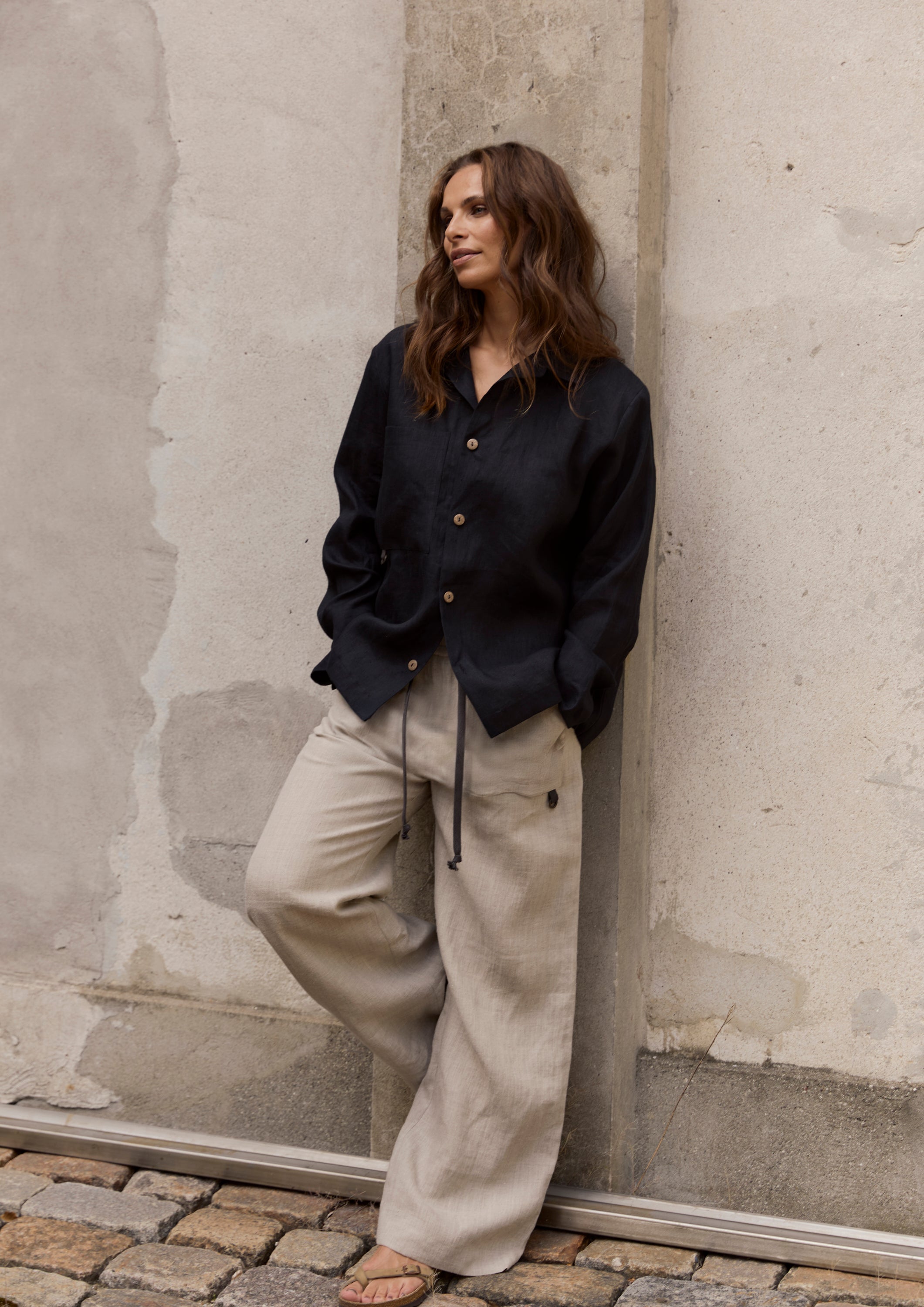 HENRIETTE STEFFENSEN COPENHAGEN TROUSERS - 82001 BUKSER NATURE 446