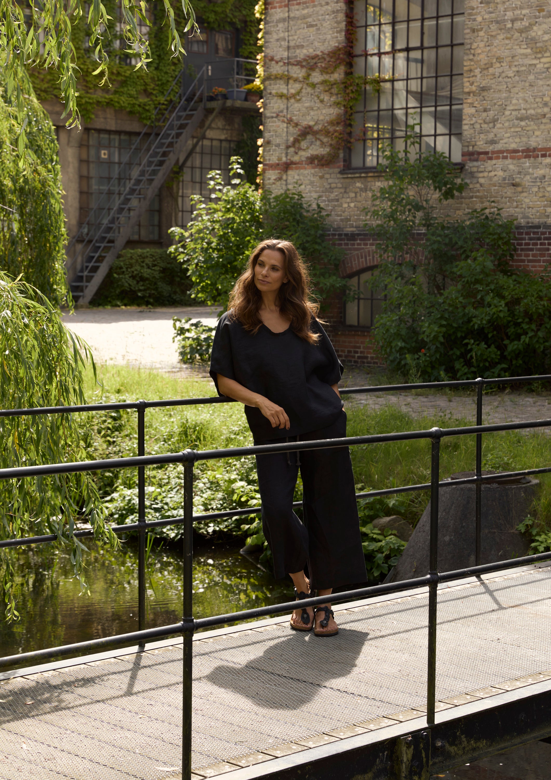 HENRIETTE STEFFENSEN COPENHAGEN TROUSERS 3/4 - 82000 BUKSER BLACK 900