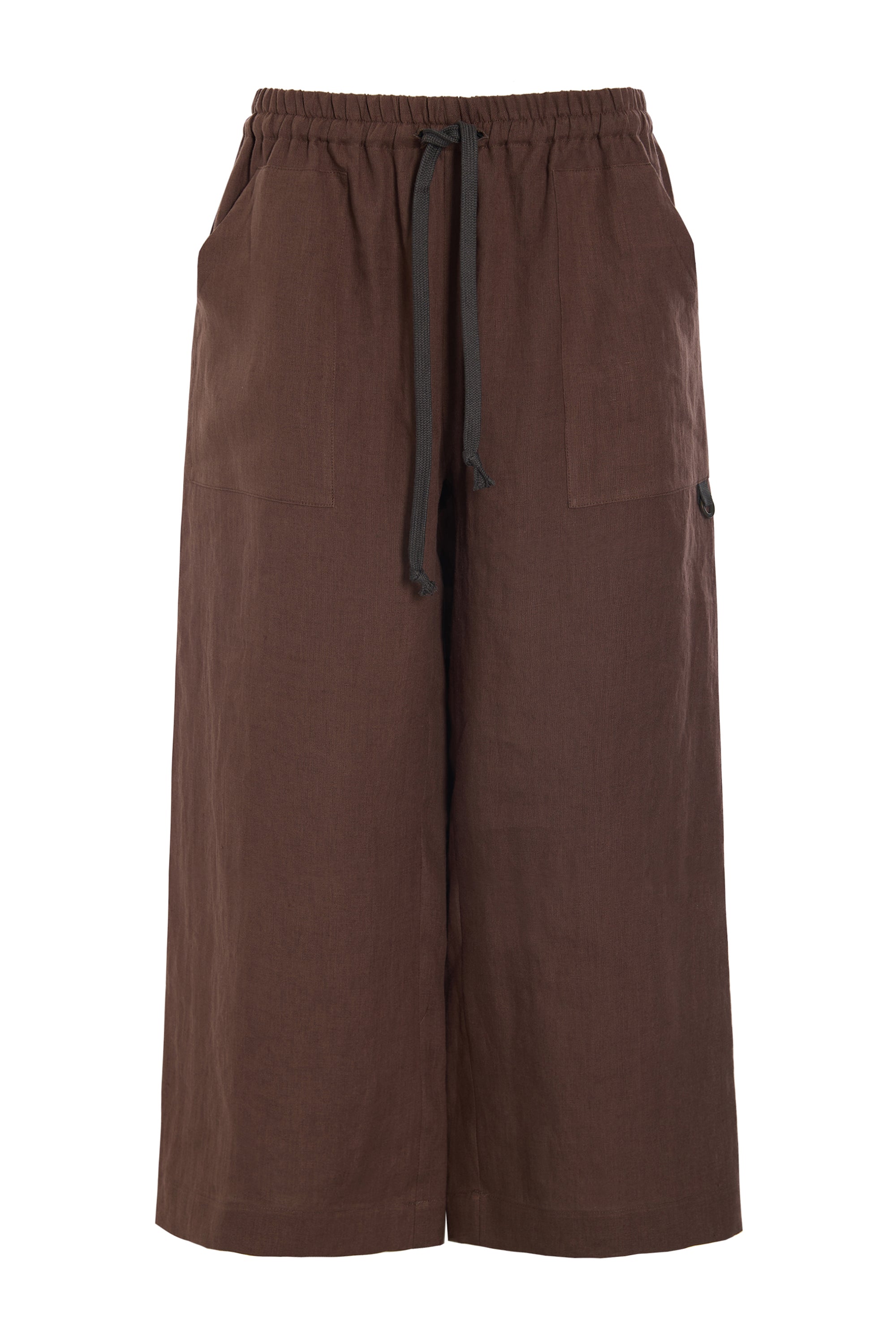 HENRIETTE STEFFENSEN COPENHAGEN TROUSERS 3/4 - 82000 BUKSER CHOCOLATE 844