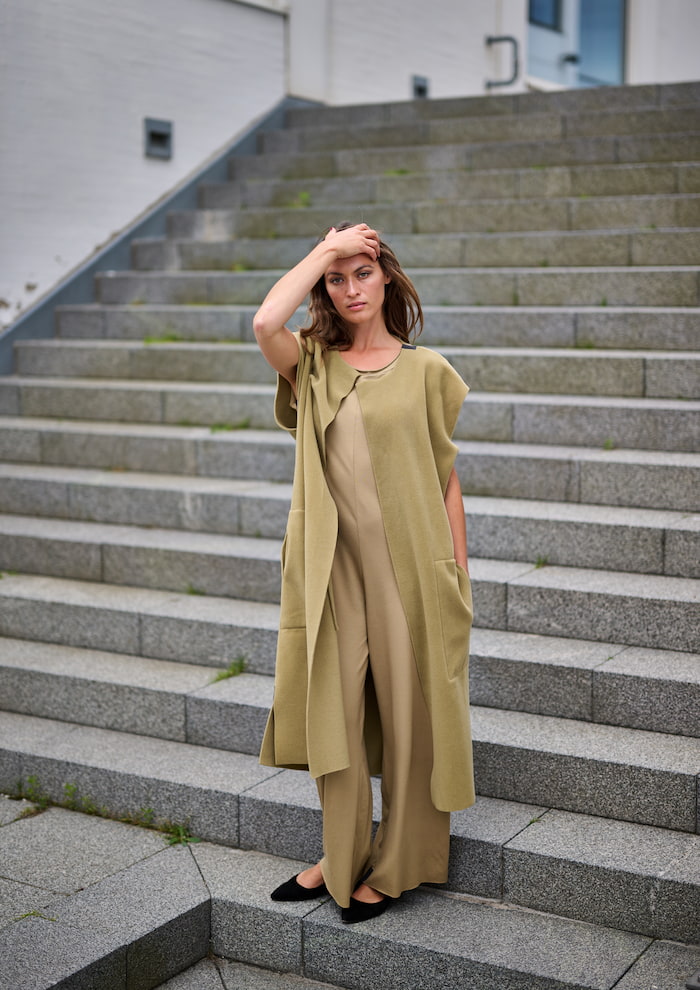 HENRIETTE STEFFENSEN COPENHAGEN TROUSERS SUIT - 99020 BUKSER OLIVE 655