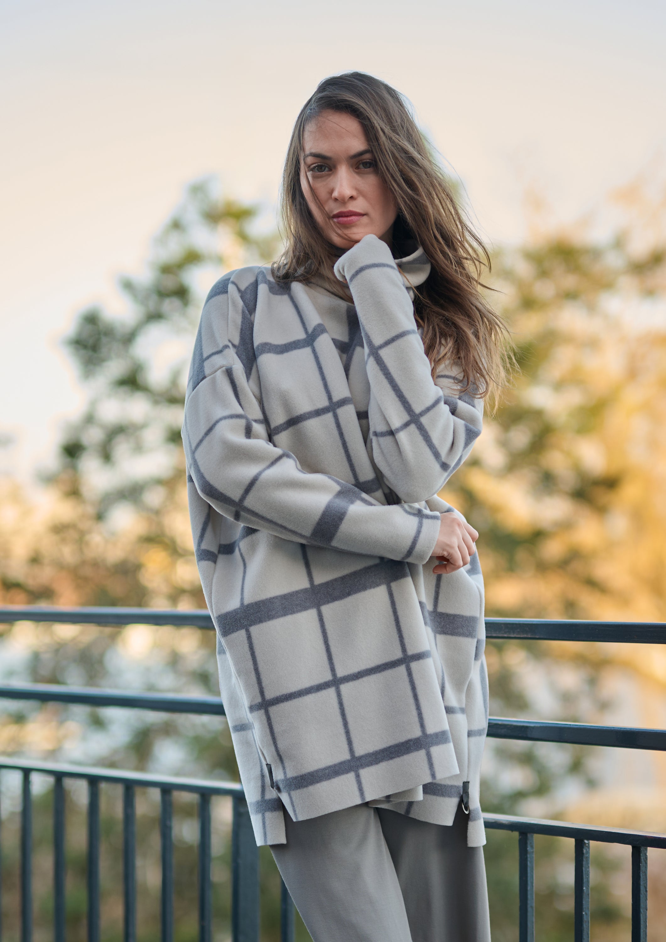 HENRIETTE STEFFENSEN COPENHAGEN TUNIC WITH HIGH NECK - 1288P TUNICS CLAN PRINT KIT 780