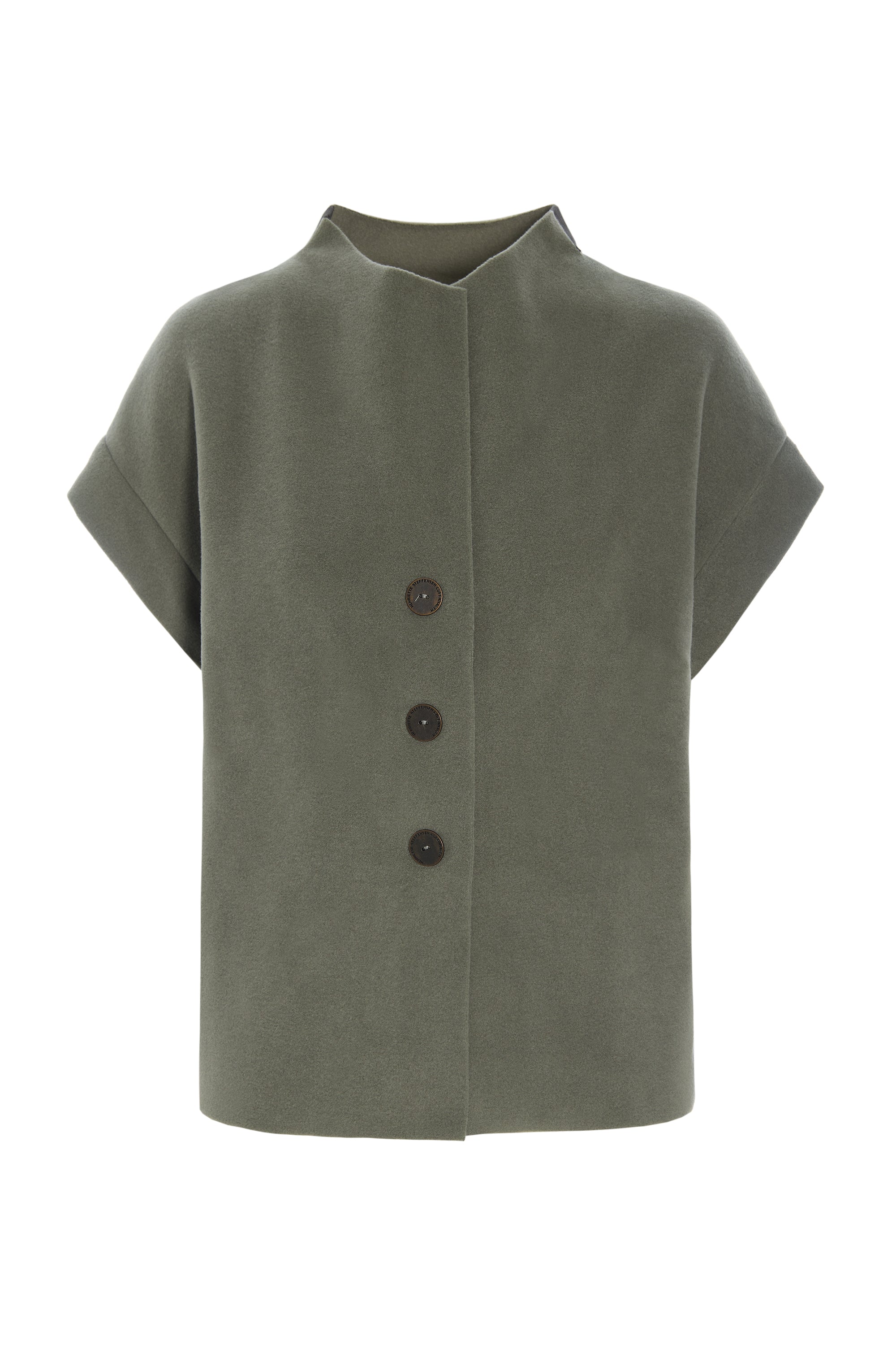 HENRIETTE STEFFENSEN COPENHAGEN VEST - 7170 VESTS DUSTY GREEN 609