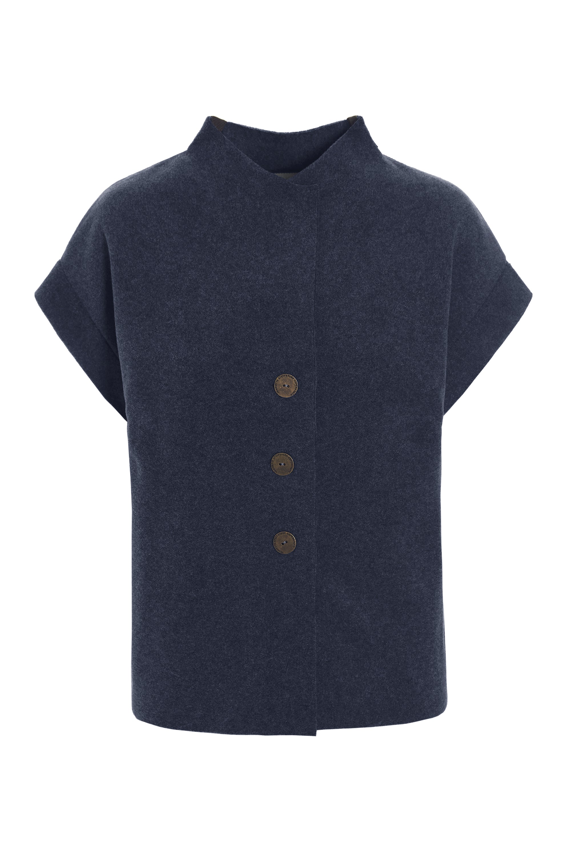 HENRIETTE STEFFENSEN COPENHAGEN VEST - 7170 VESTS EVENING BLUE 690