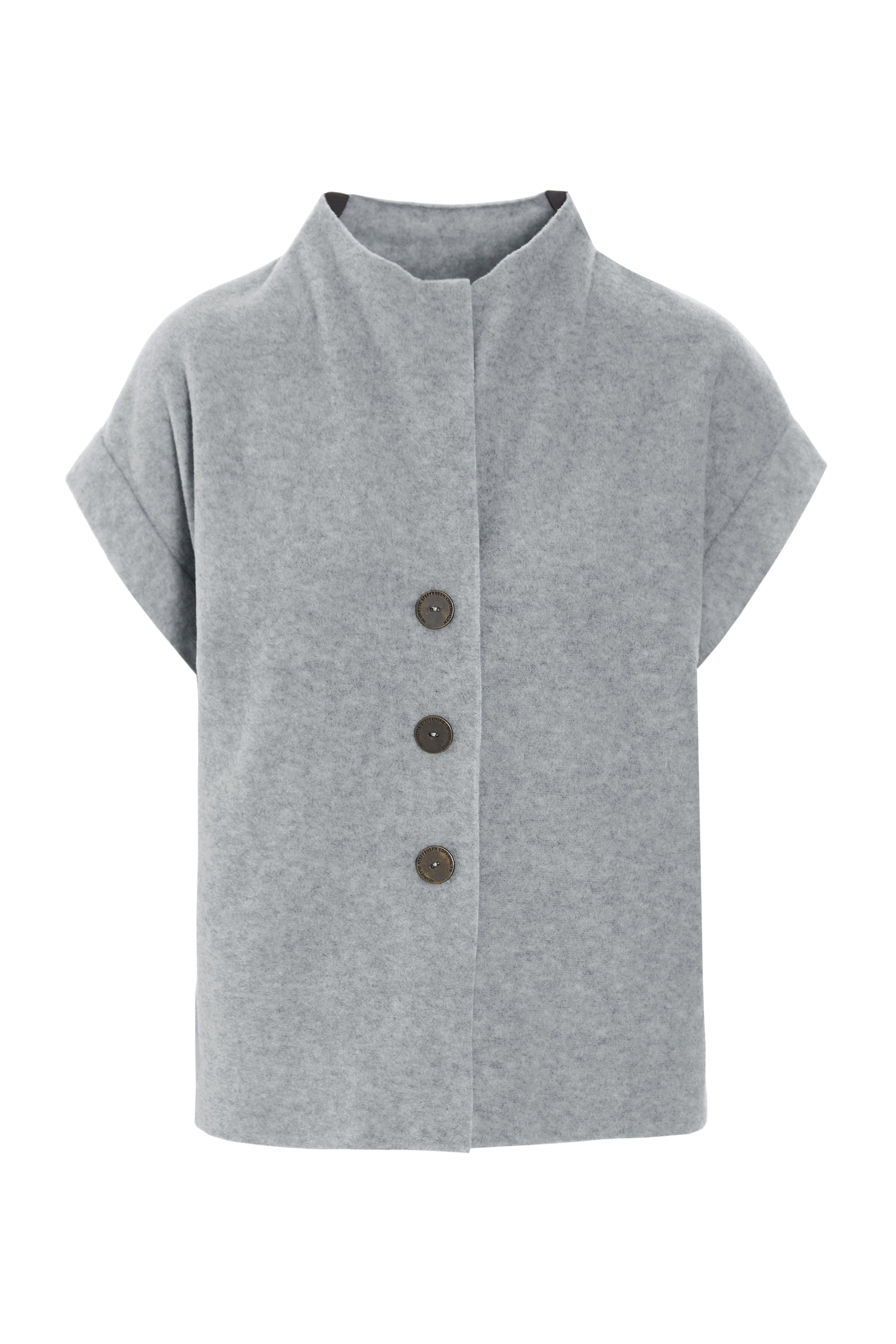 HENRIETTE STEFFENSEN COPENHAGEN VEST - 7170 VESTS LIGHT GREY 876