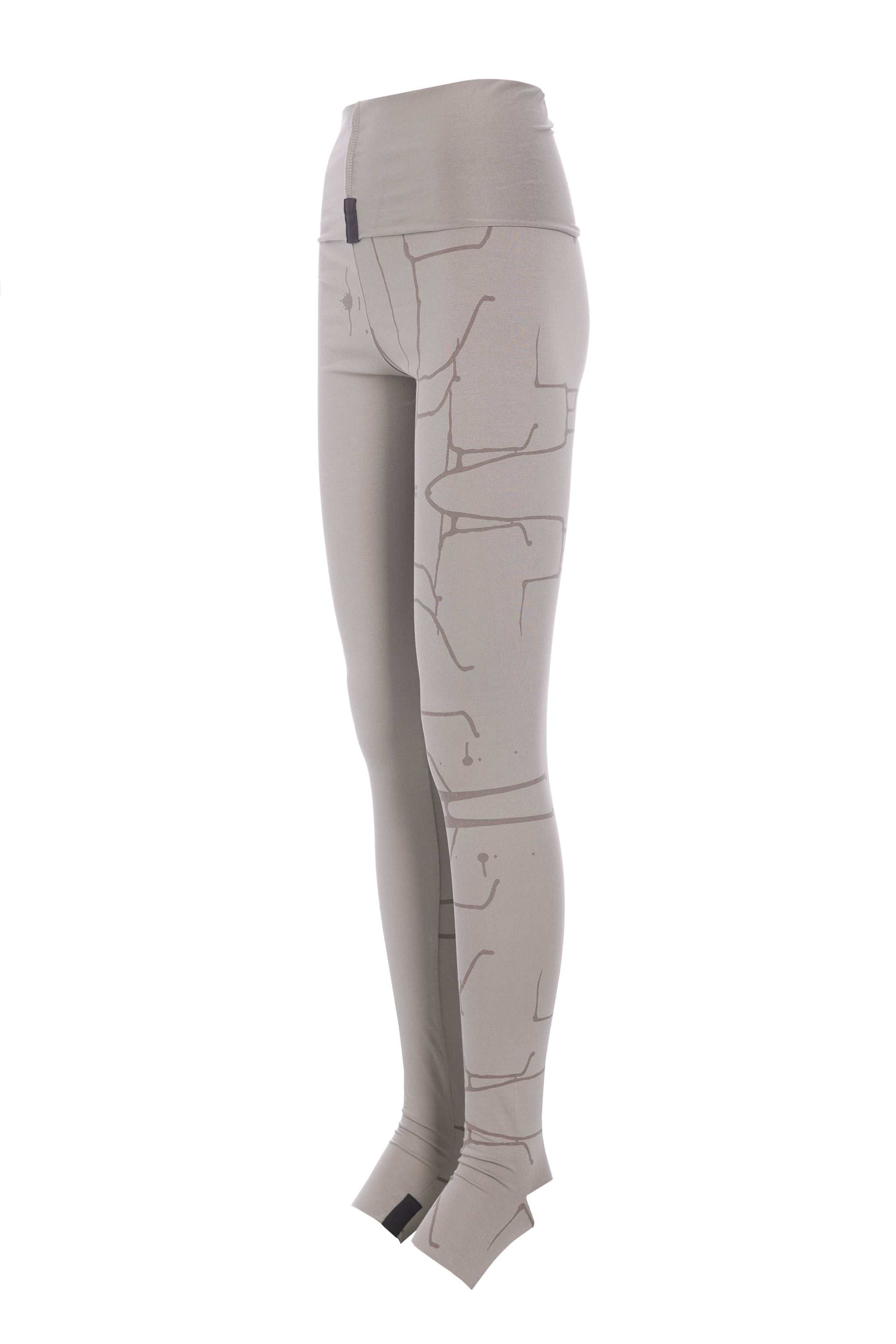 HENRIETTE STEFFENSEN COPENHAGEN YOGA PANTS - 99002 BUKSER ART PRINT SAND 101