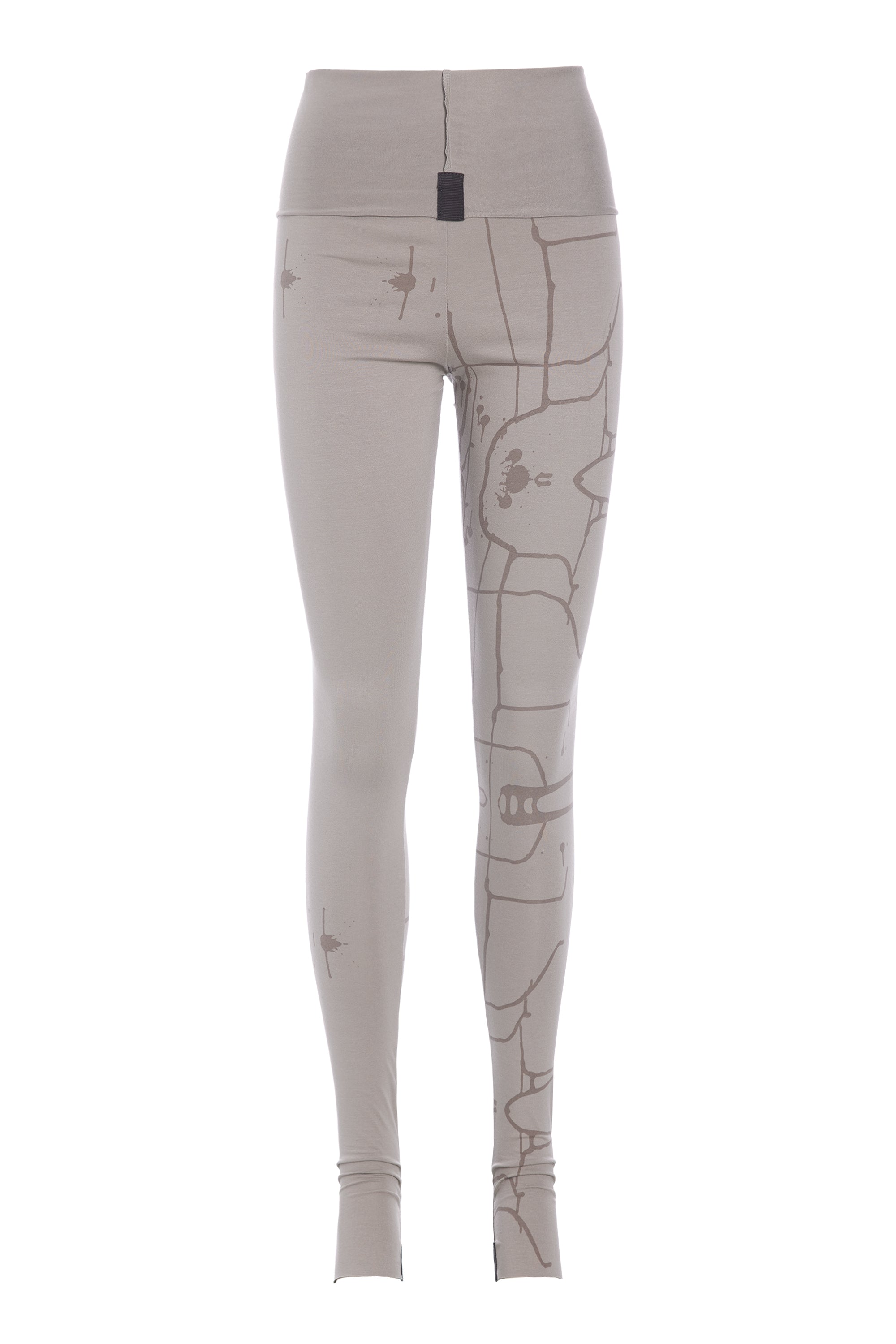 HENRIETTE STEFFENSEN COPENHAGEN YOGA PANTS - 99002 BUKSER ART PRINT SAND 101