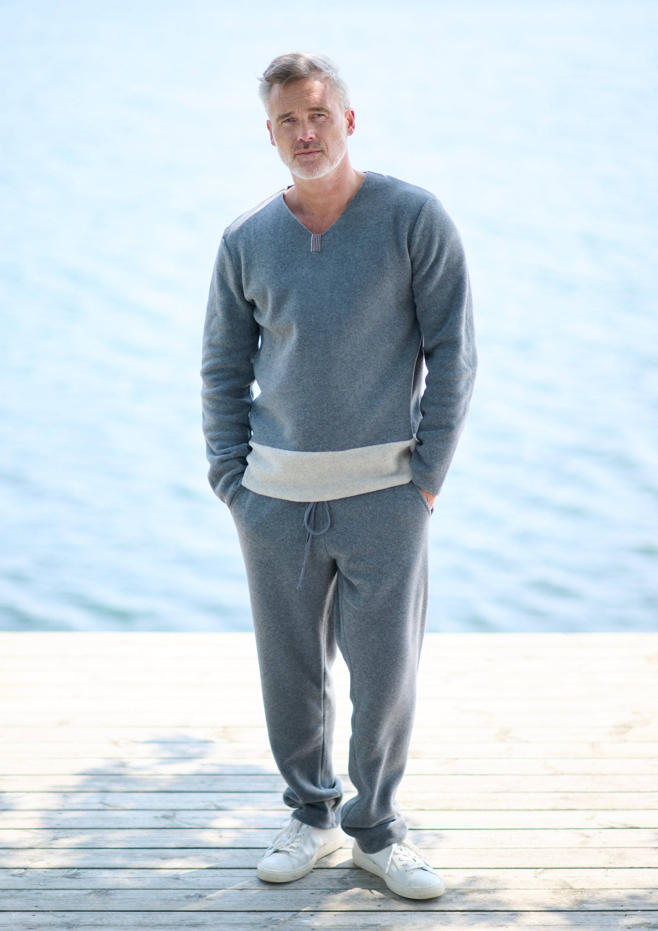 CARL BY STEFFENSEN COPENHAGEN JOGGING PANTS MEN - 1017C JOGGING GREY 905