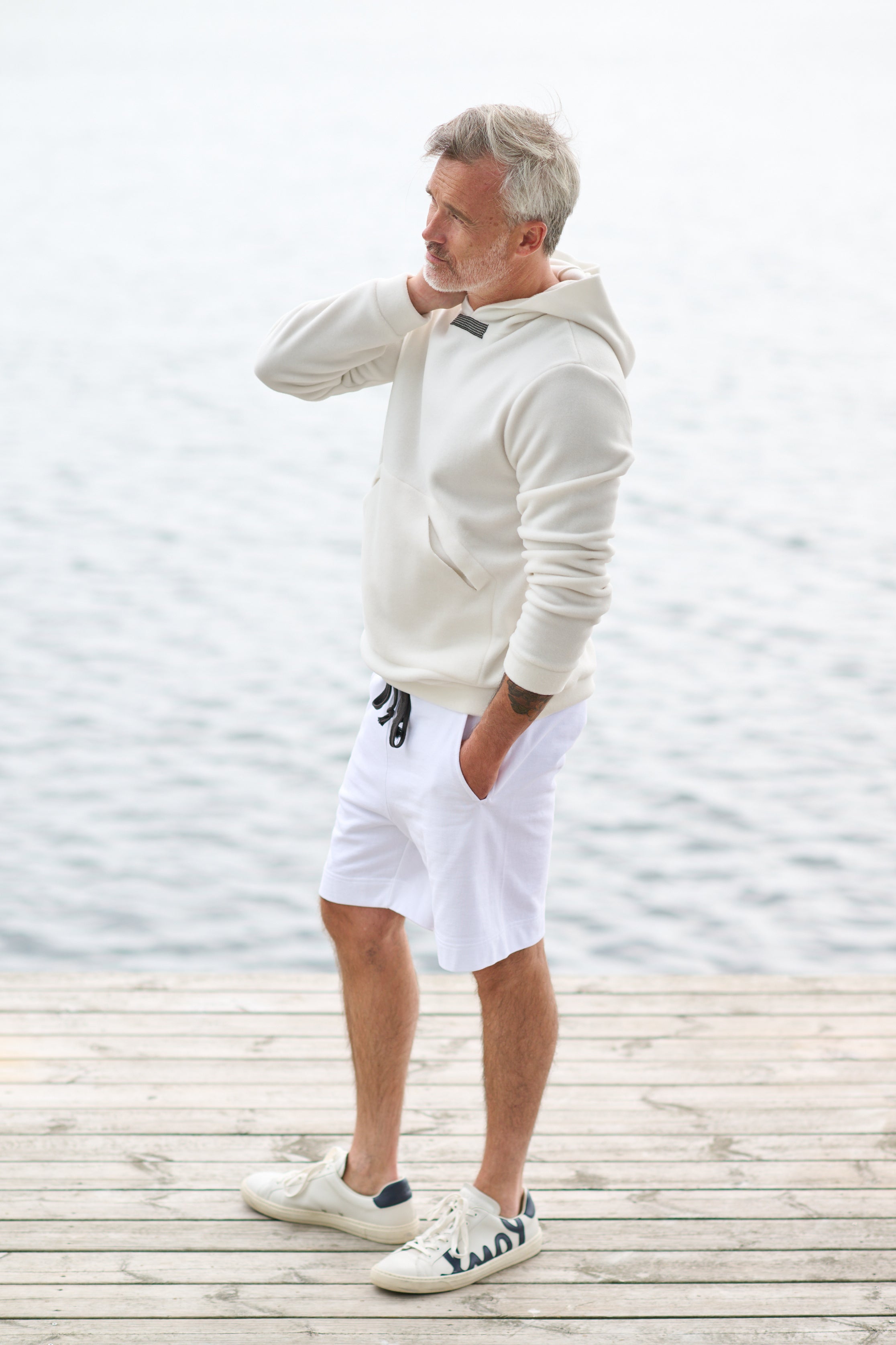 CARL BY STEFFENSEN COPENHAGEN JOGGING SHORTS - 1029C JOGGING WHITE 816