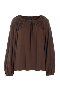 ALL DAY BLOUSE - 96104 - CHOCOLATE