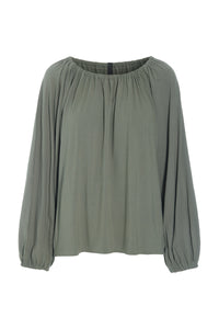 ALL DAY BLOUSE - 96104 - DUSTY GREEN