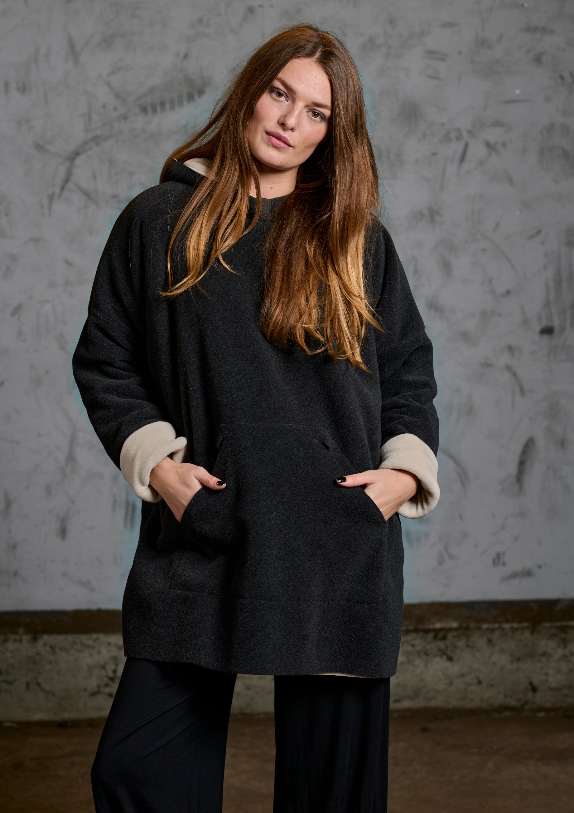 HENRIETTE STEFFENSEN COPENHAGEN ANORAK - 7155 COATS KIT/SOFT BLACK 642