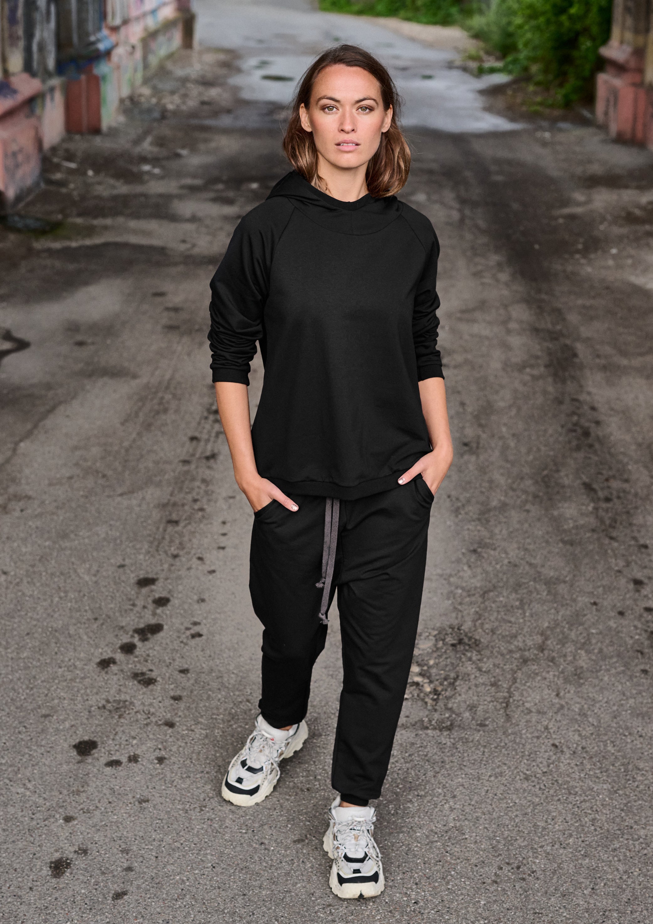 HENRIETTE STEFFENSEN COPENHAGEN BAGGY TROUSERS - 72305 BUKSER BLACK 900