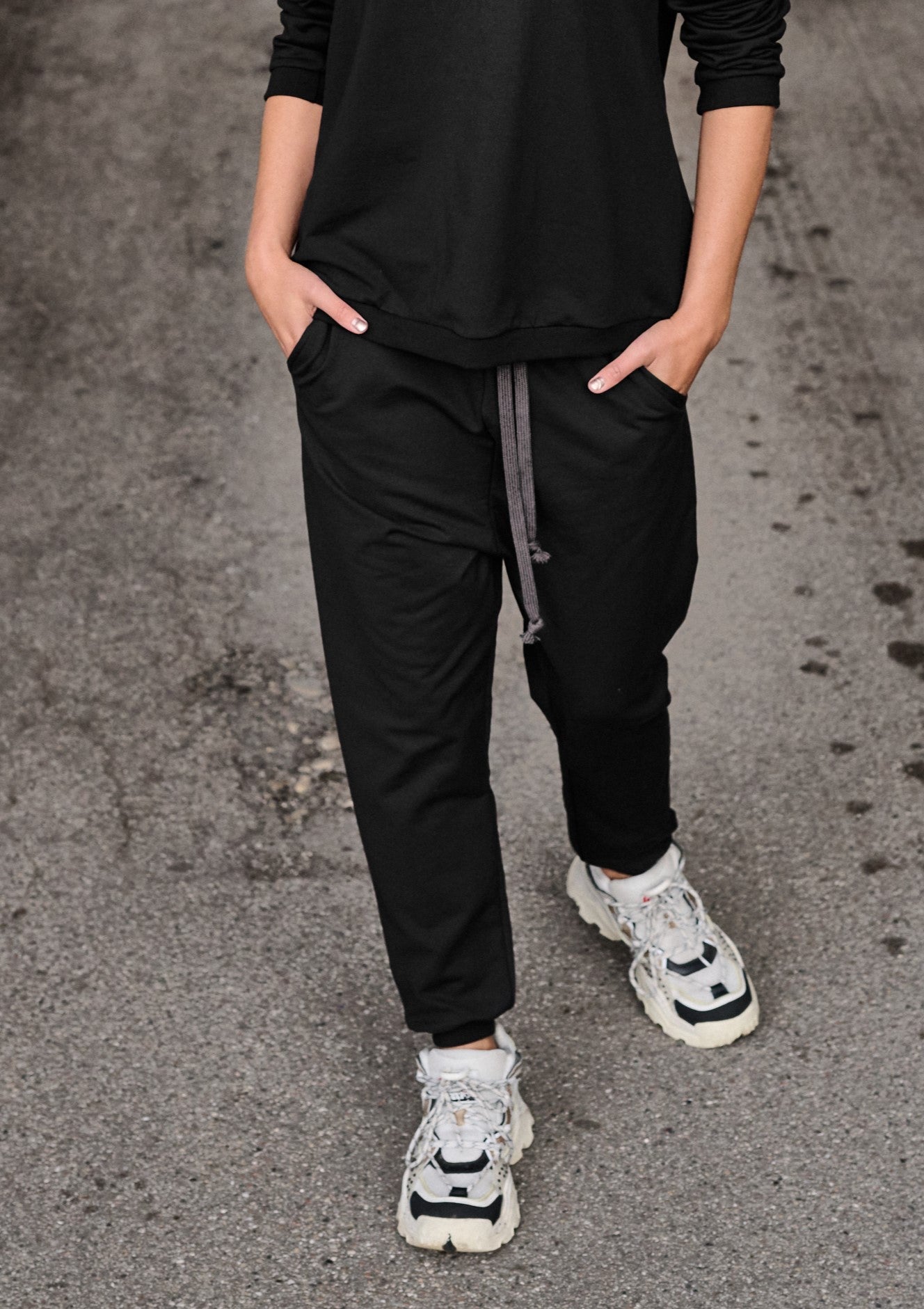 HENRIETTE STEFFENSEN COPENHAGEN BAGGY TROUSERS - 72305 BUKSER BLACK 900