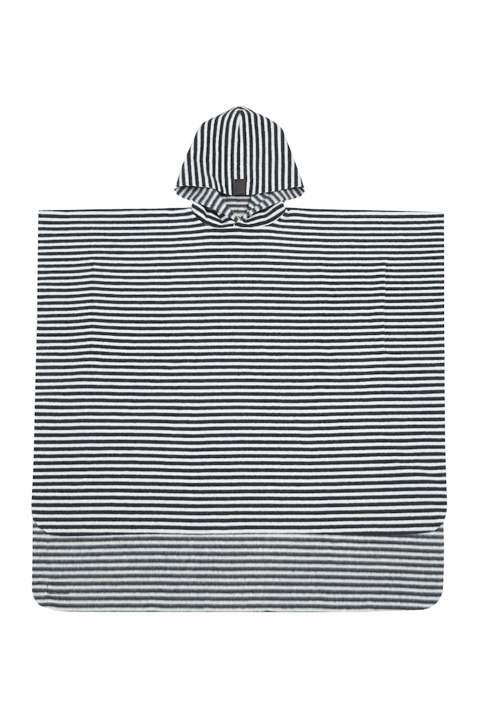GROWING UP BATHING PONCHO TODDLER - 405 GU BADEPONCHO STRIPES B&W 673