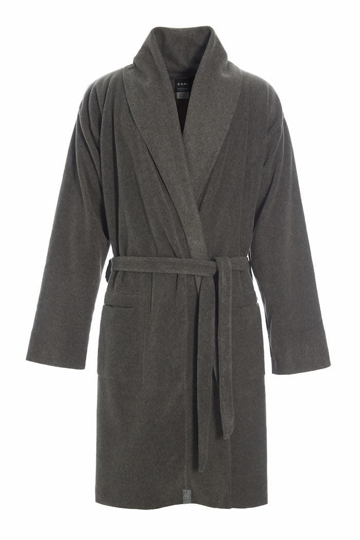 CARL BY STEFFENSEN COPENHAGEN BATHROBE MEN - 1009C BATHROBES BARK 320