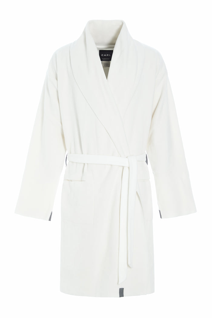 CARL BY STEFFENSEN COPENHAGEN BATHROBE MEN - 1009C BATHROBES OFF WHITE 802