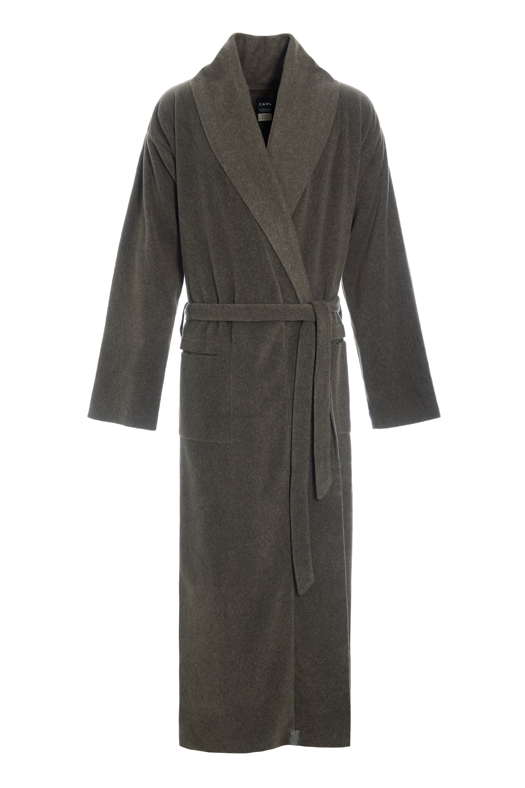 CARL BY STEFFENSEN COPENHAGEN BATHROBE MEN MAXI - 1009C BATHROBES BARK 320