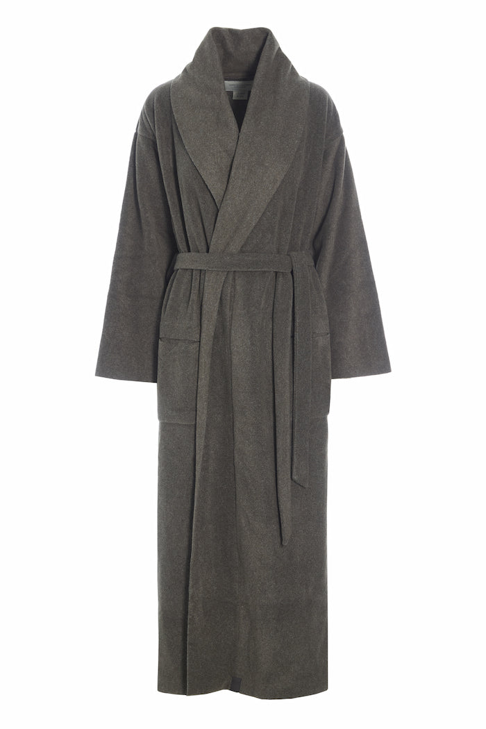 HENRIETTE STEFFENSEN COPENHAGEN BATHROBE WOMEN MAXI - 7128 MAXI BATHROBES BARK 320