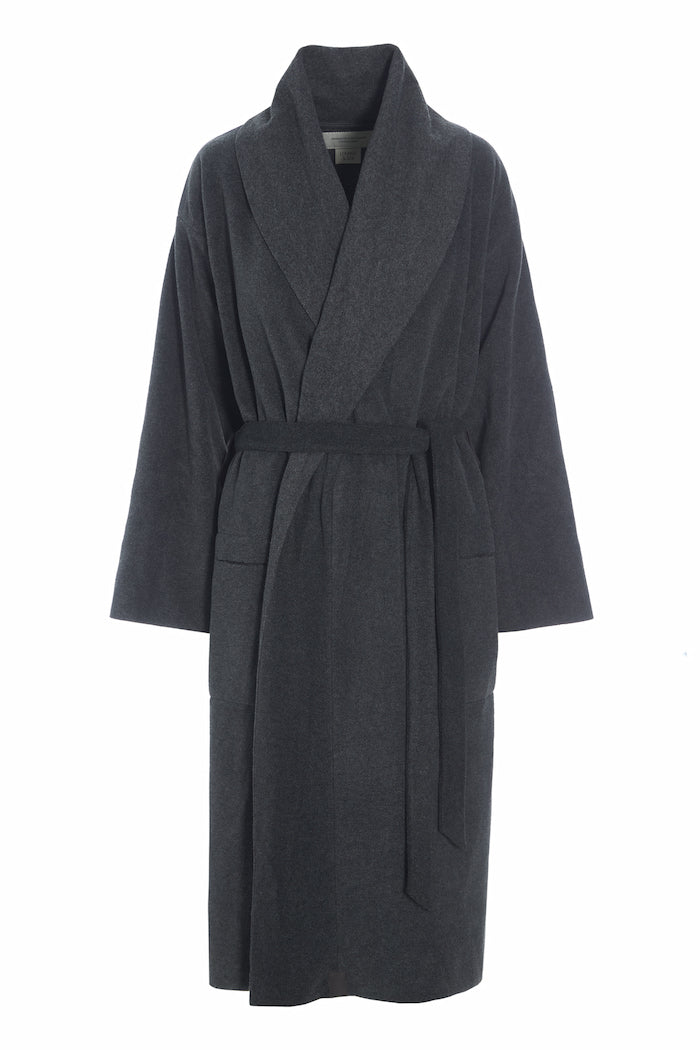HENRIETTE STEFFENSEN COPENHAGEN BATHROBE WOMEN MIDI - 7128 MIDI BATHROBES SOFT BLACK 914