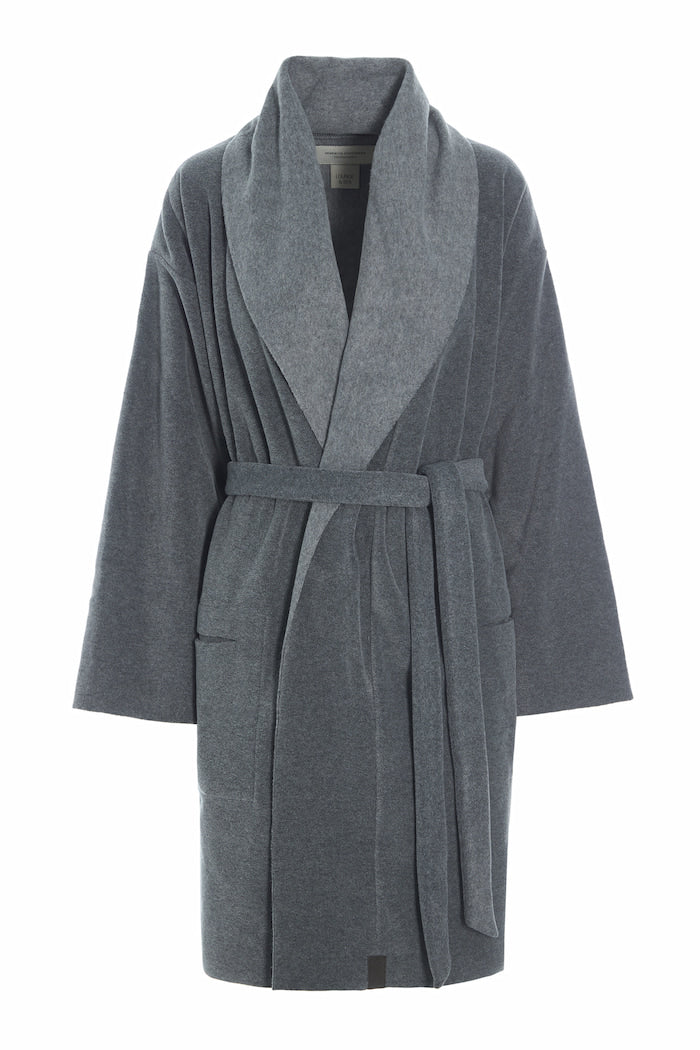 HENRIETTE STEFFENSEN COPENHAGEN BATHROBE WOMEN MINI - 7128 MINI BATHROBES GREY 905
