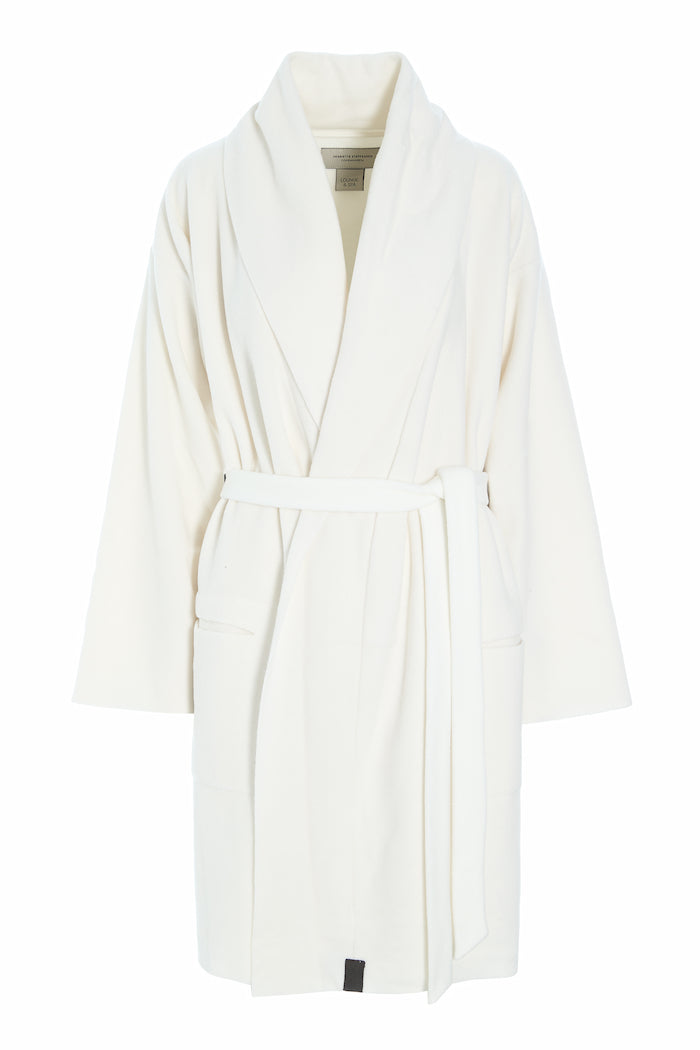 HENRIETTE STEFFENSEN COPENHAGEN BATHROBE WOMEN MINI - 7128 MINI BATHROBES OFF WHITE 802